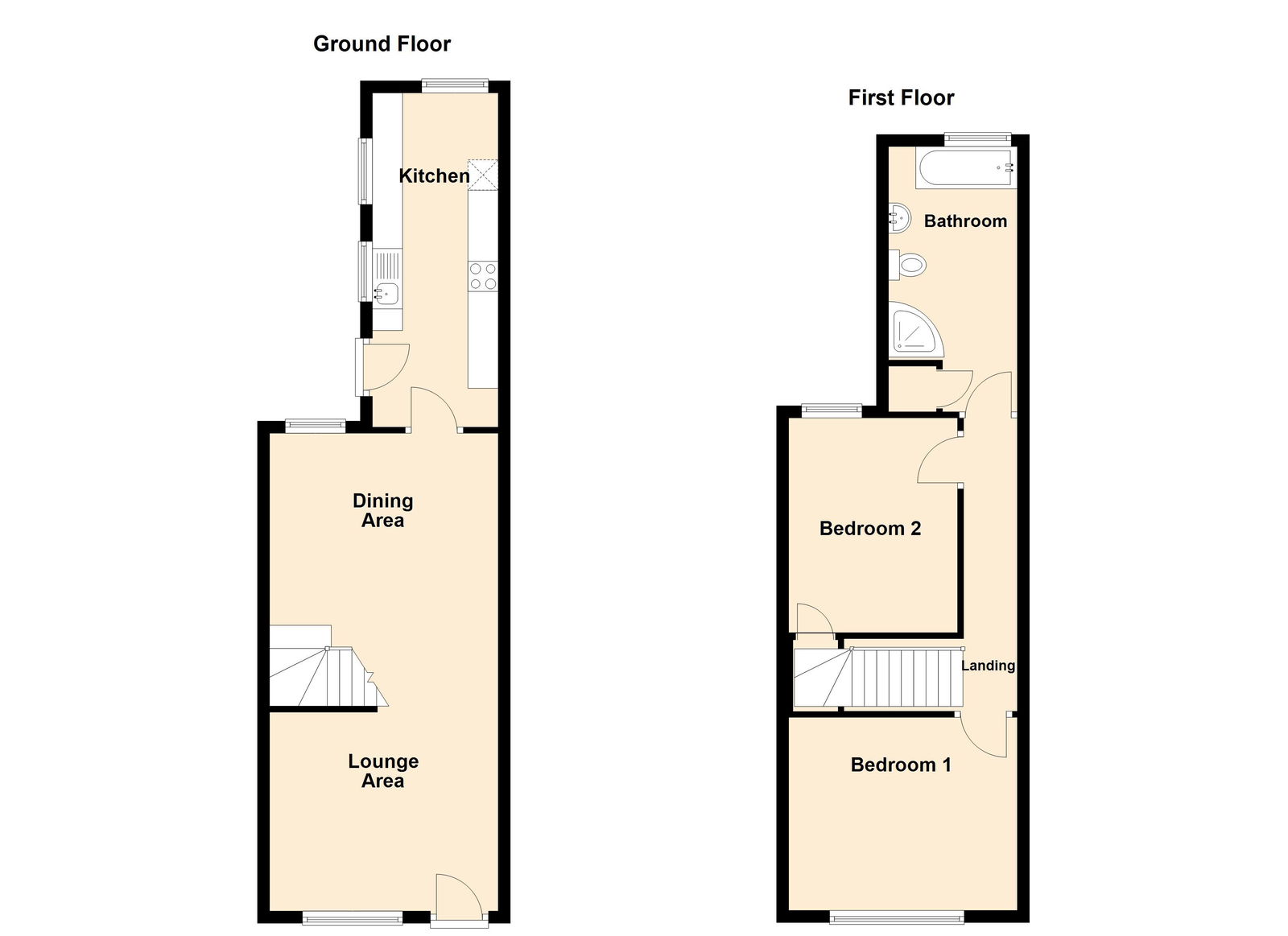 22, Burton Road, Swadlincote floorplan