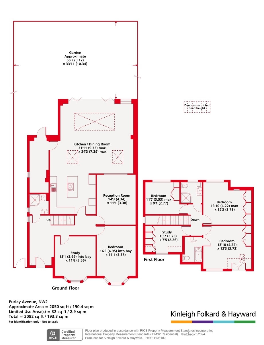 7, Purley Avenue, London floorplan