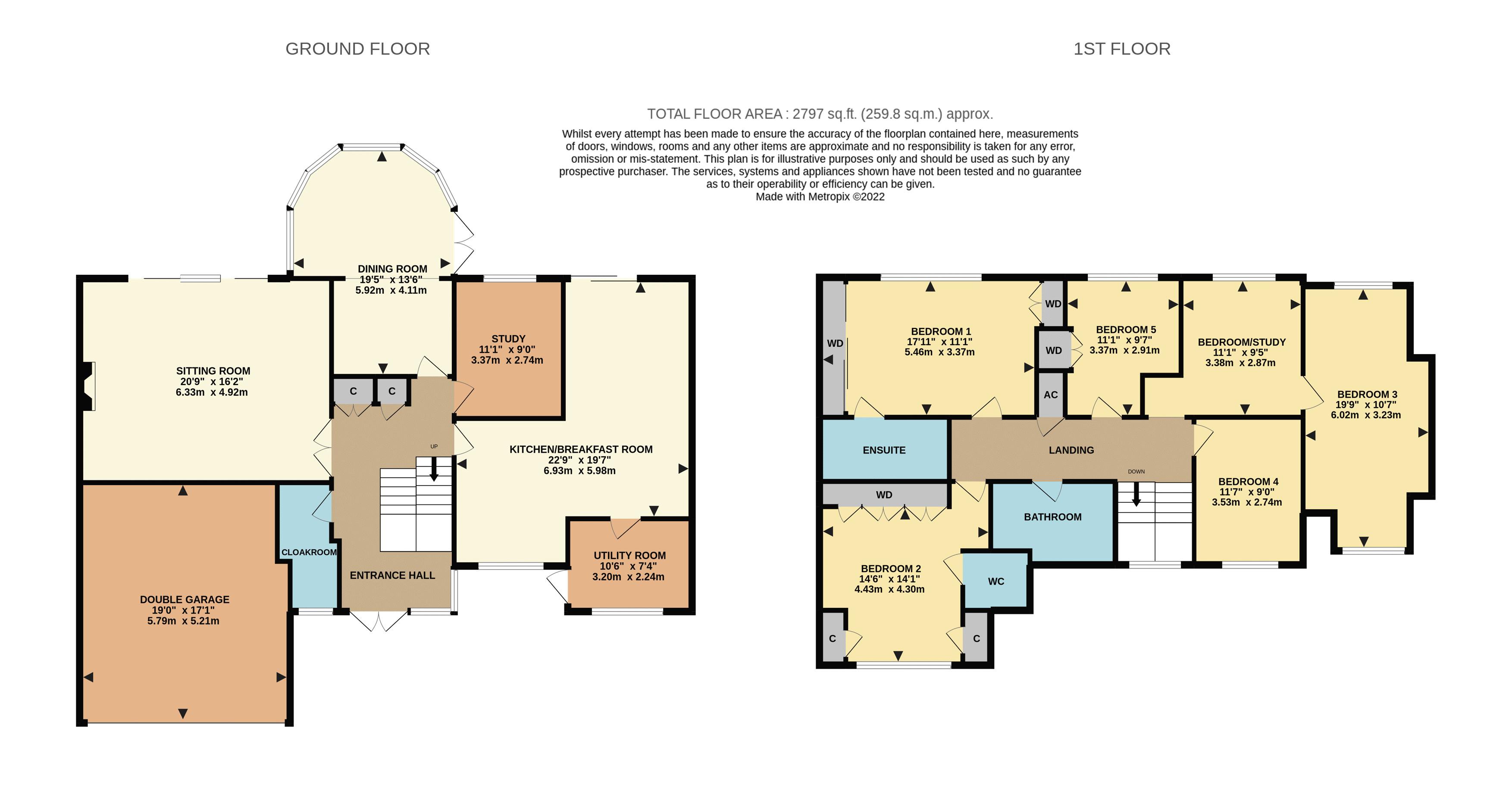 14, Court Hill, Chipstead floorplan