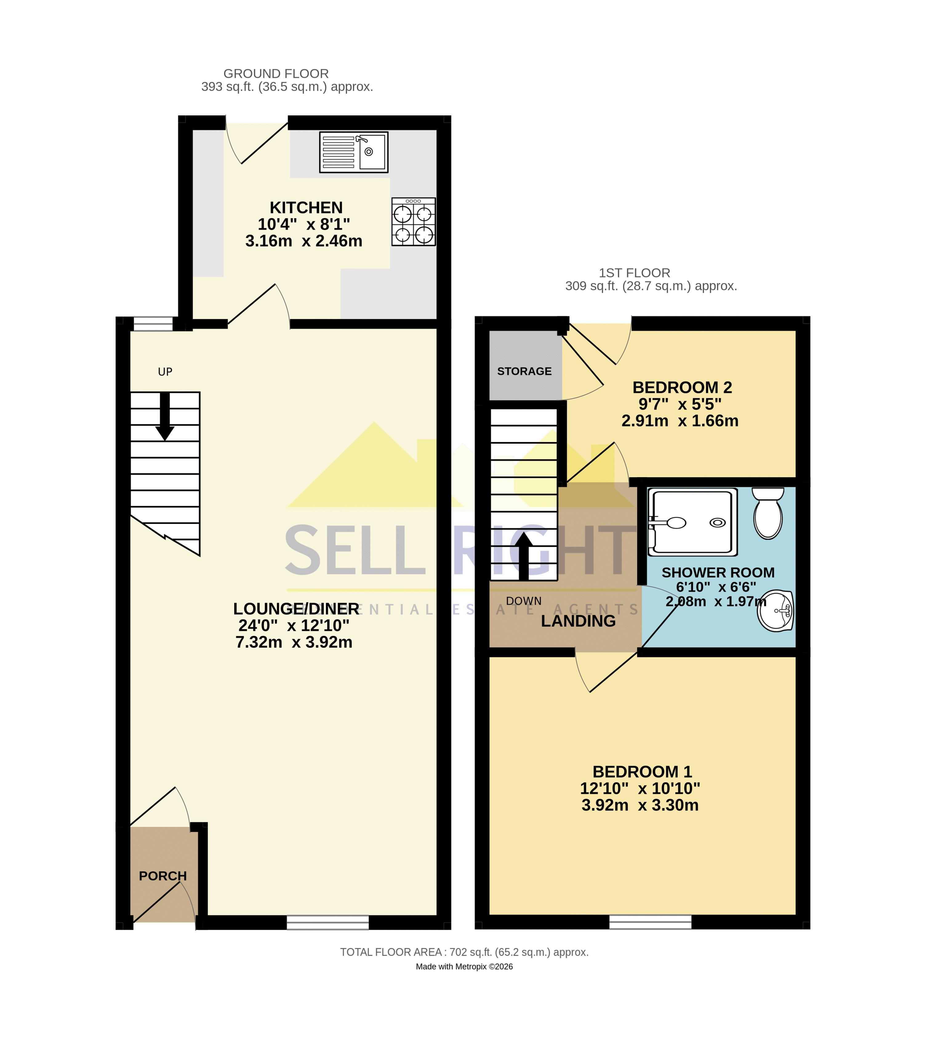 6, Cemetery Road, Pontypridd floorplan