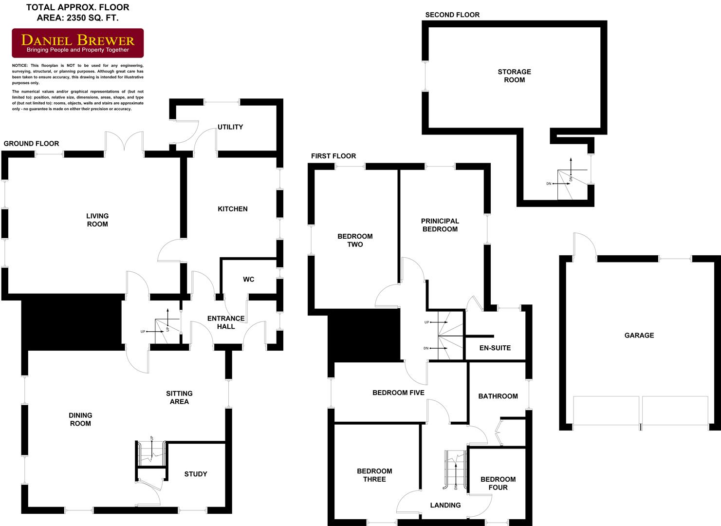 Three Pins, The Street, Braintree floorplan