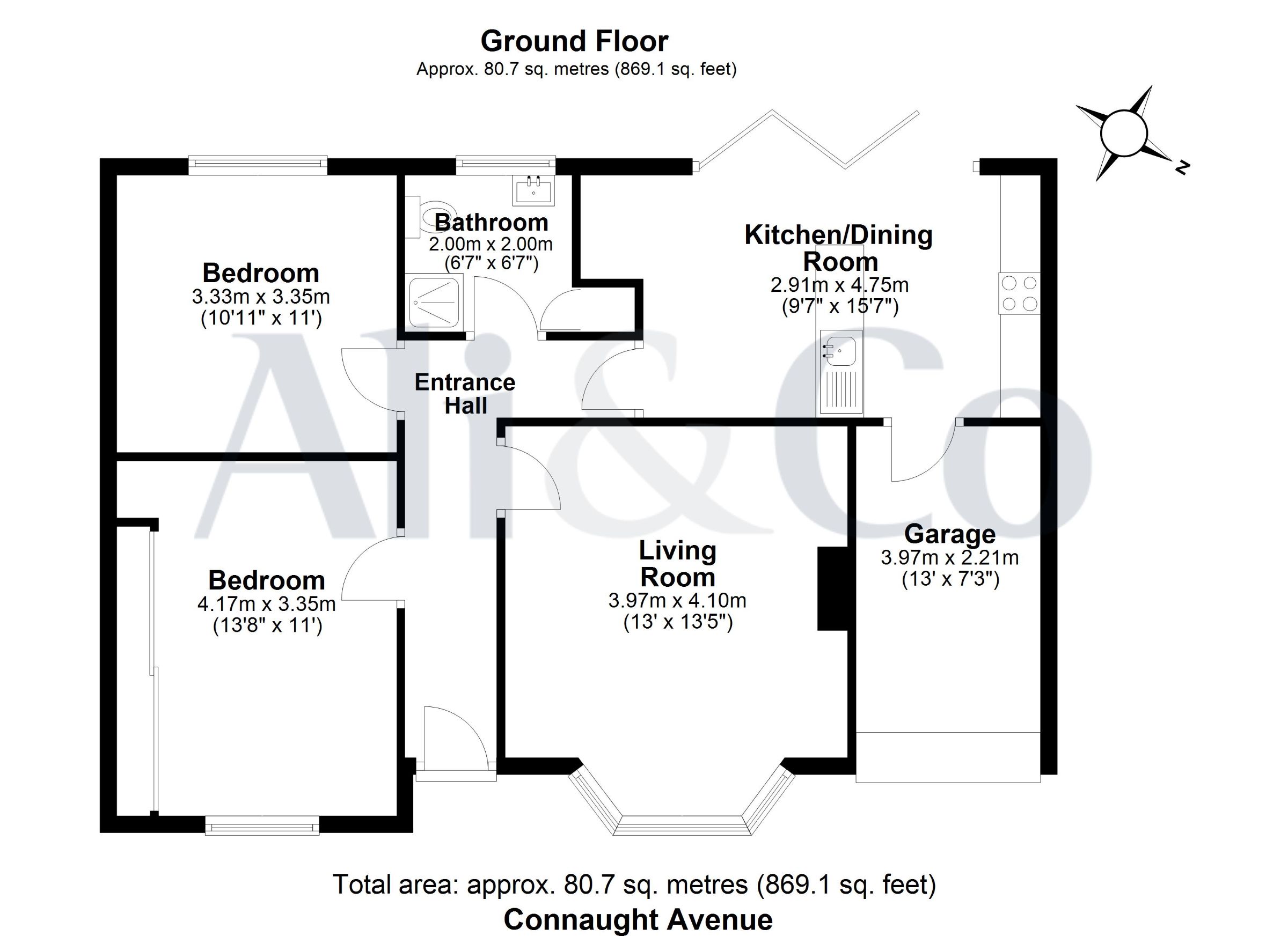 103 Connaught Avenue, Grays floorplan