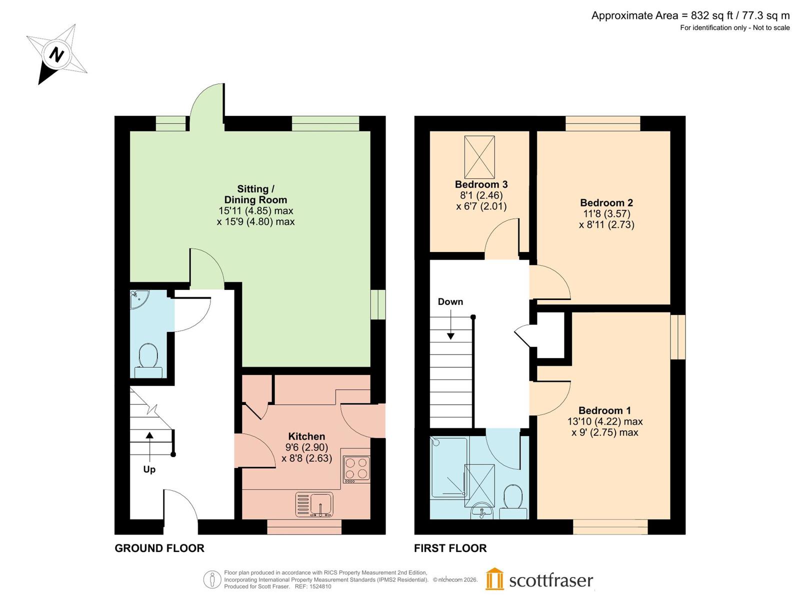 4, Chestnut View, Bampton floorplan