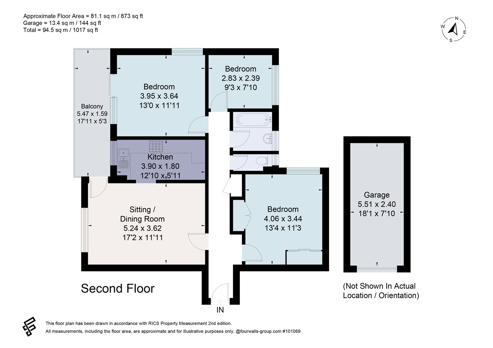 7 Carlton Court,, Carlton Road, Hertfordshire floorplan