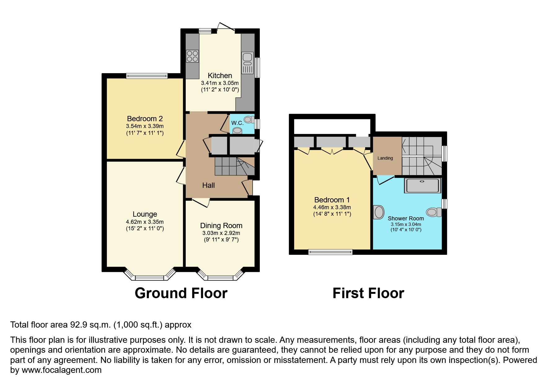 158, Hoo Road, Kidderminster floorplan