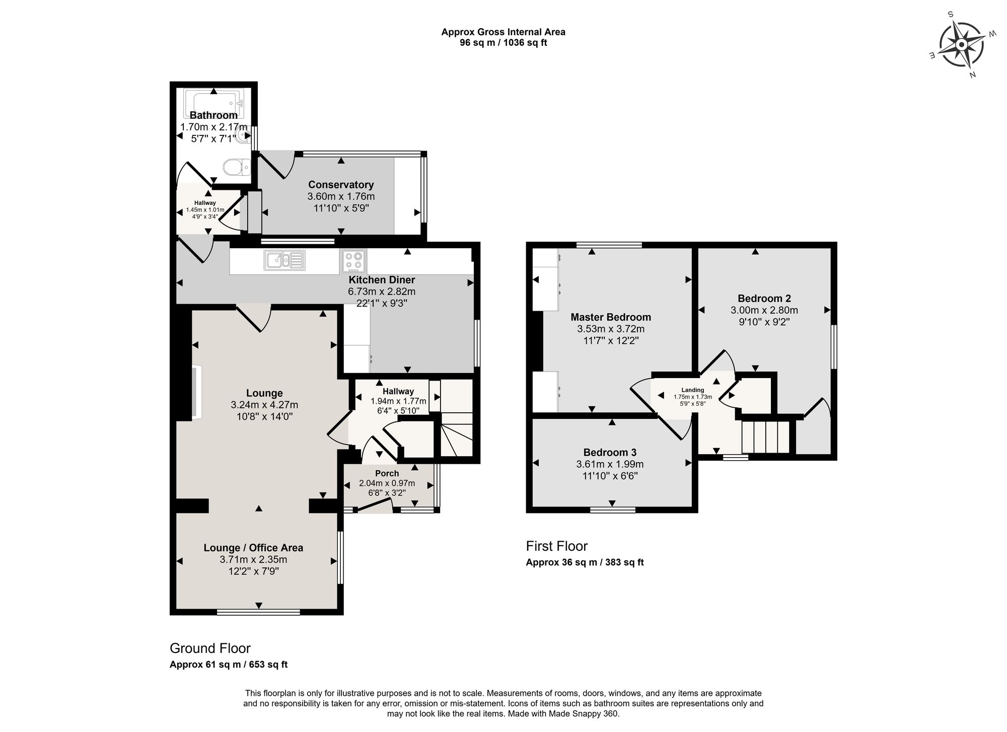 34 Hingham Road, Attleborough floorplan