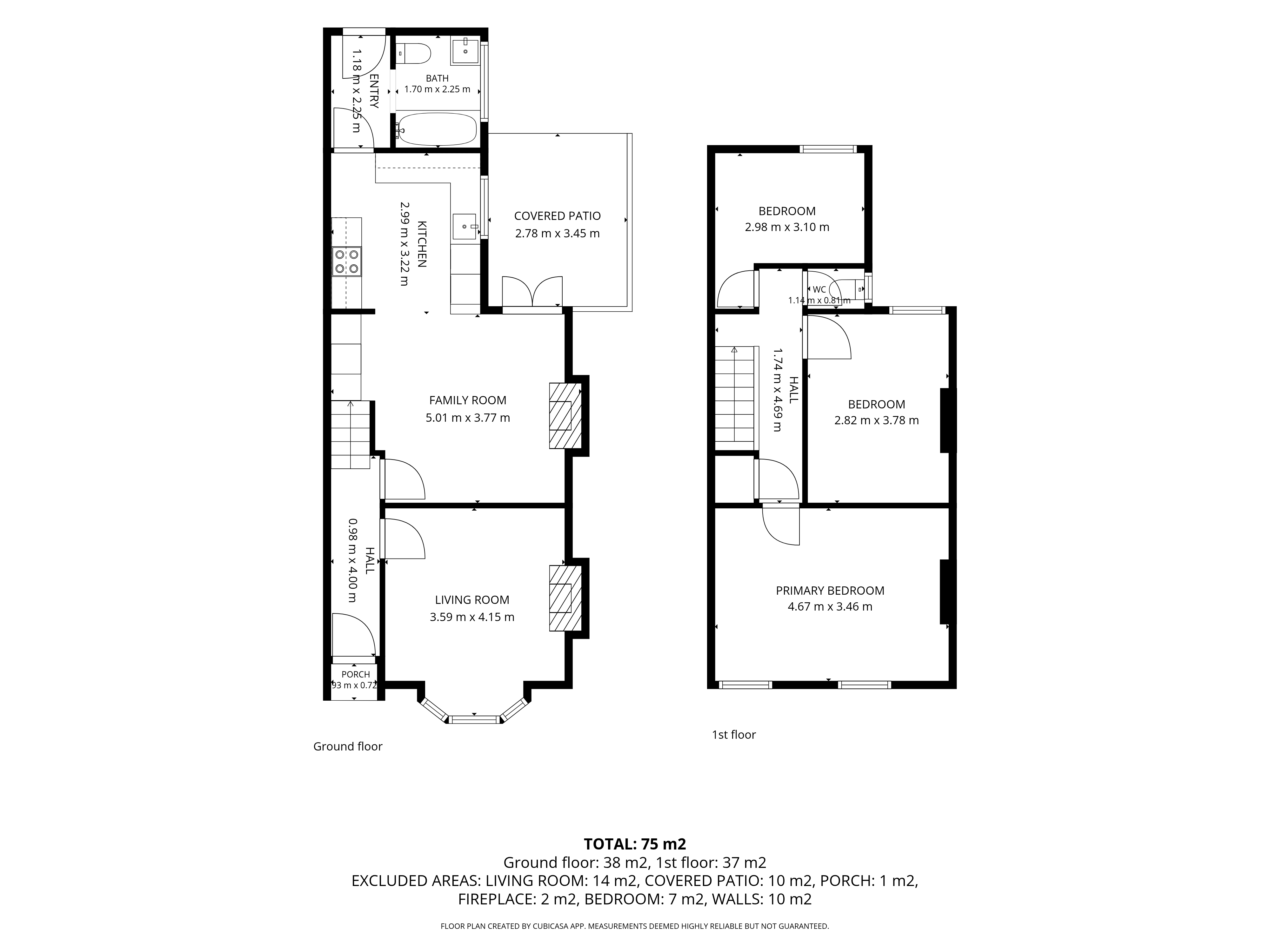 Cornwall Road, Felixstowe floorplan