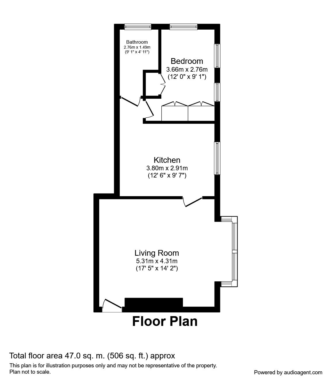 1 Bedrooms Flat to rent in Lovelace Road, Surbiton KT6