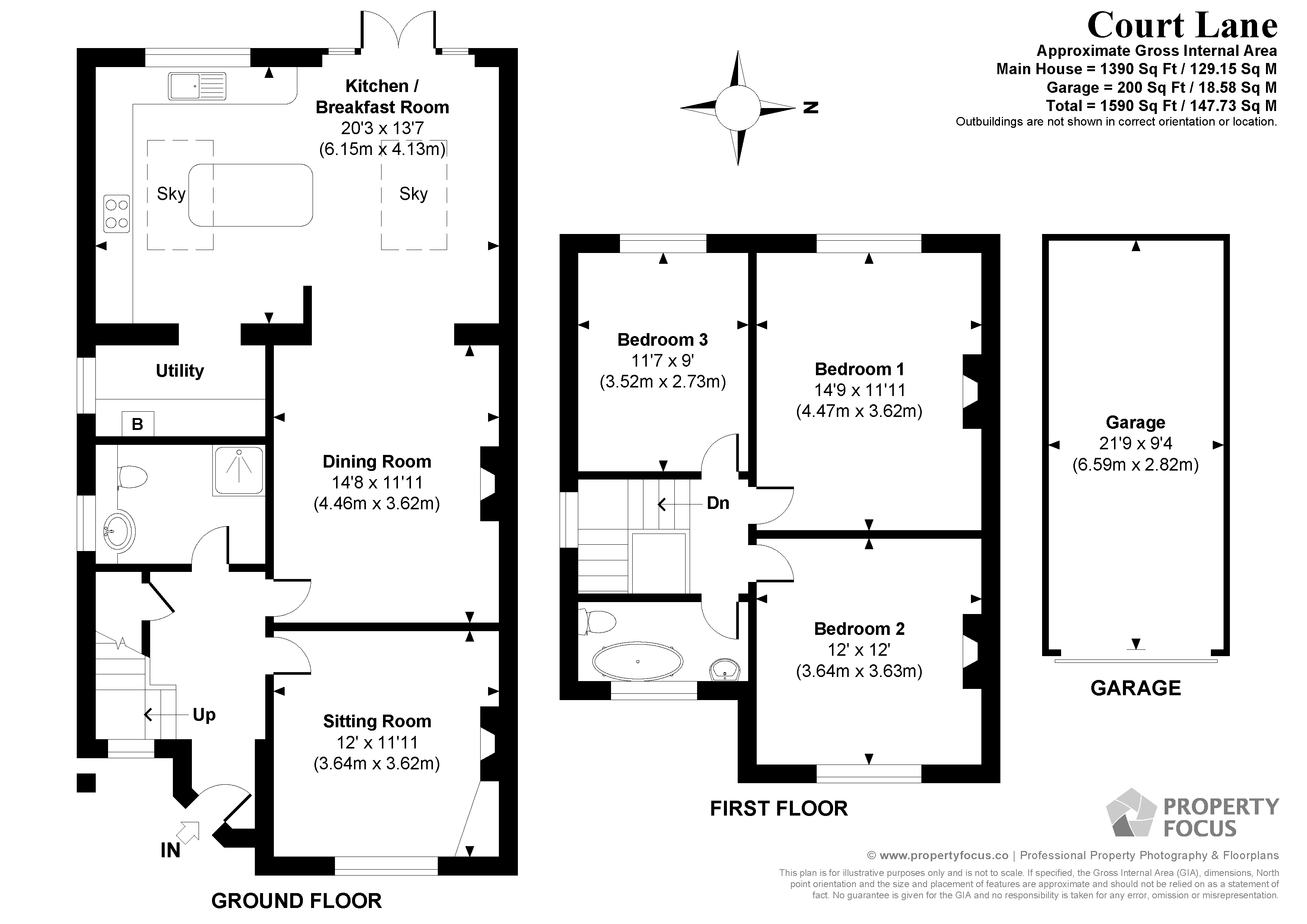 14, Court Lane, Portsmouth floorplan