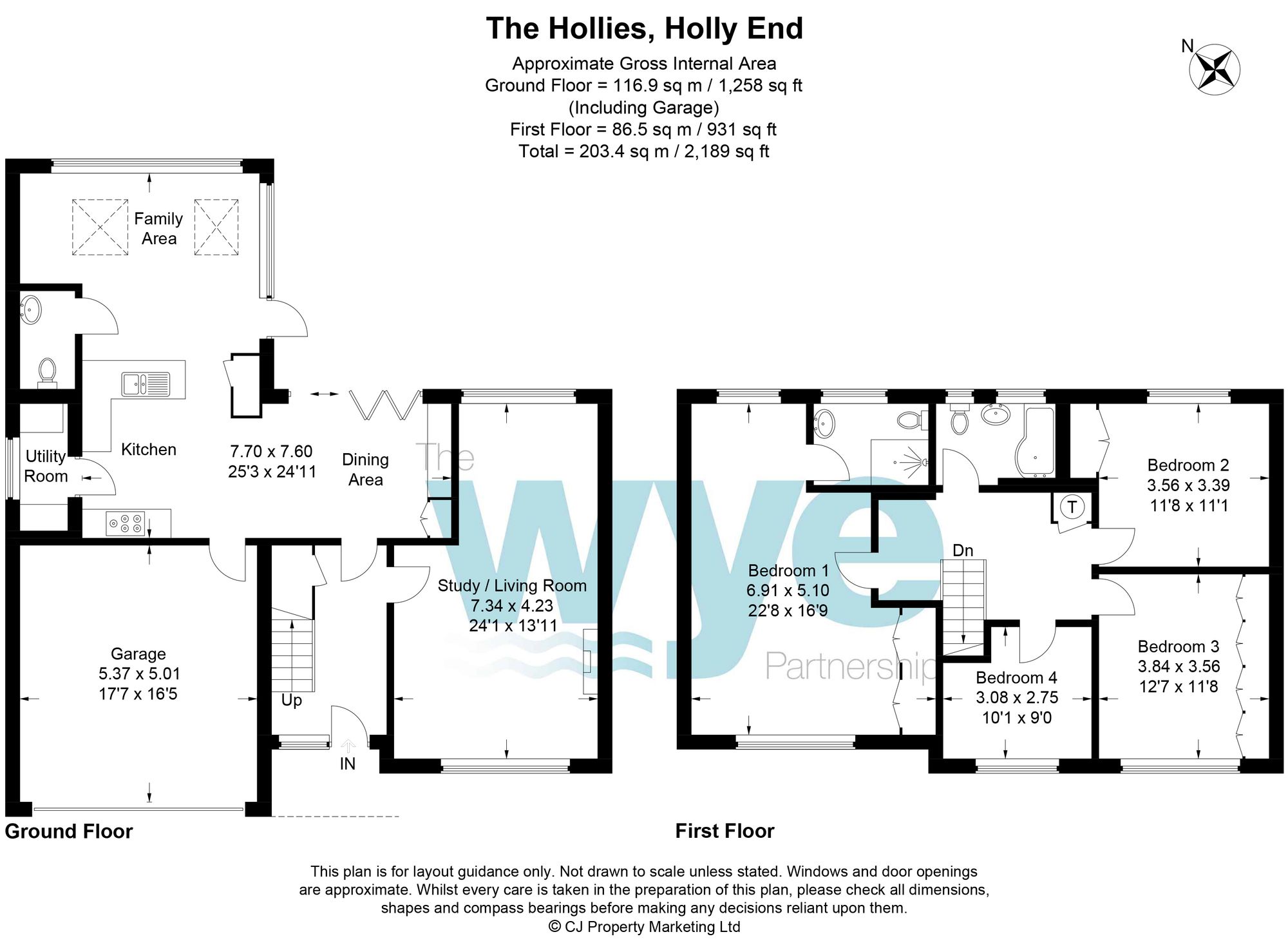 The Hollies Holly End, High Wycombe floorplan