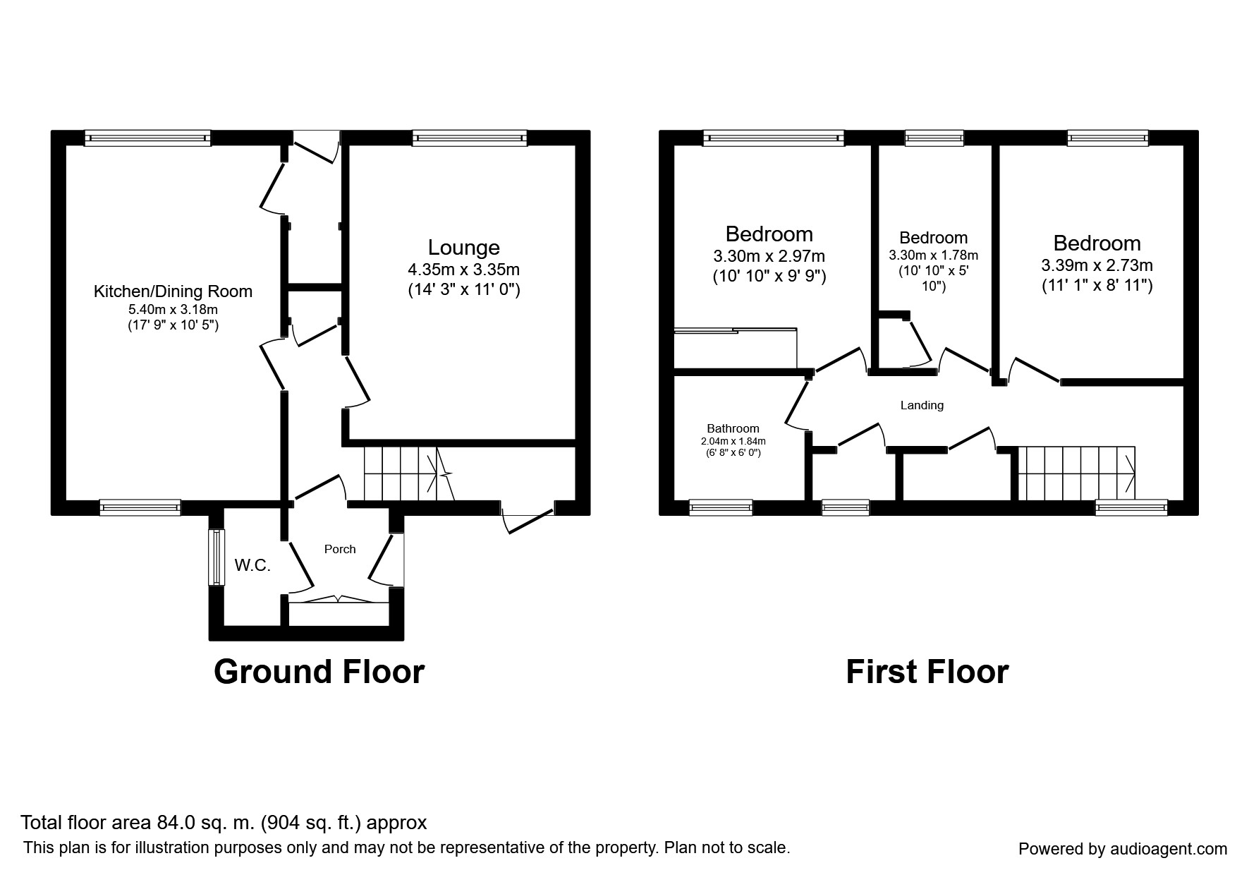 55, Mount Pleasant Court, Newcastle Upon Tyne floorplan