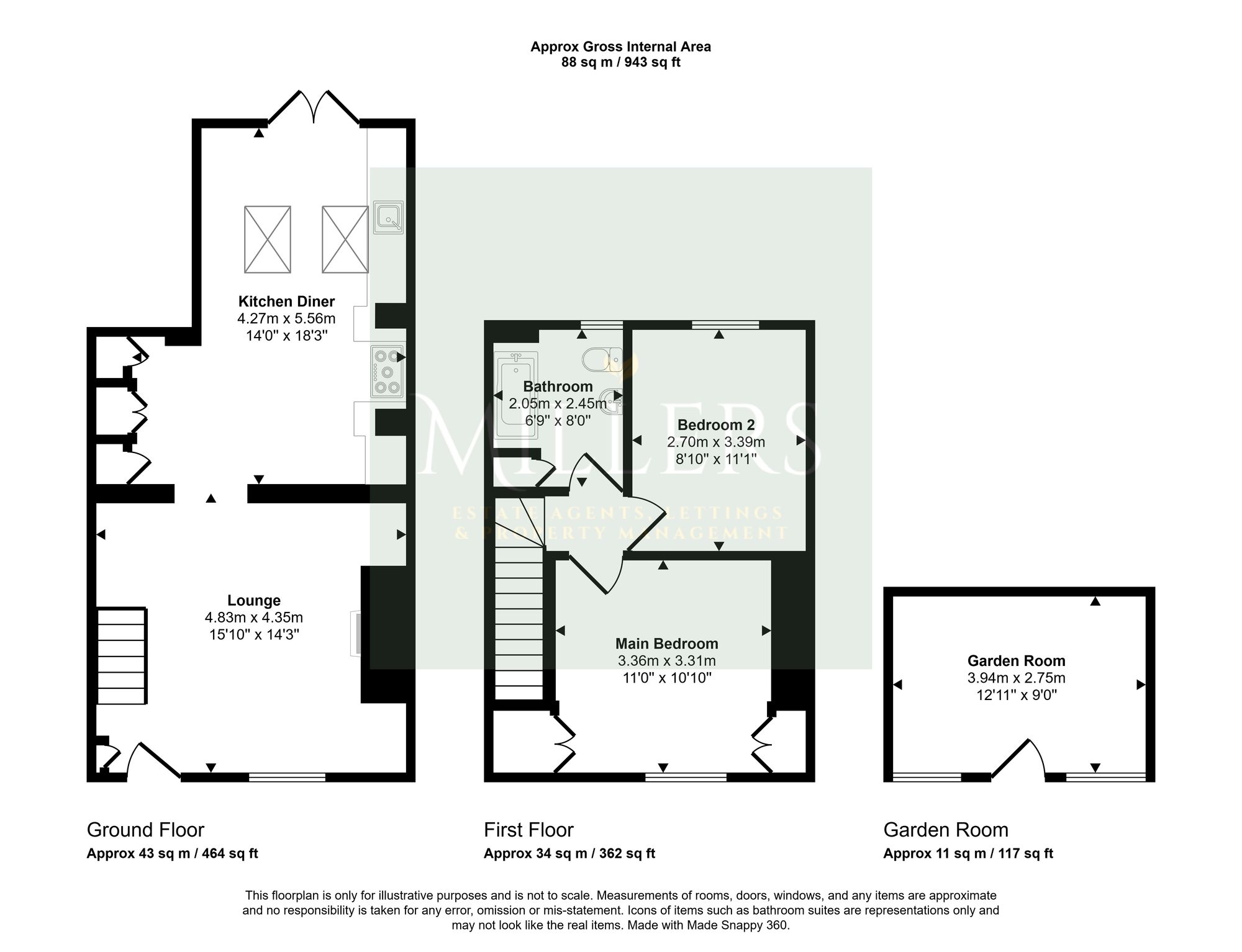 16 Back Street, Norwich floorplan