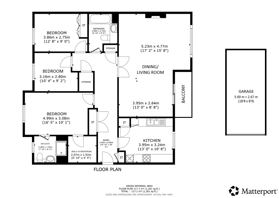 1F Hazelden Park, Muirend floorplan