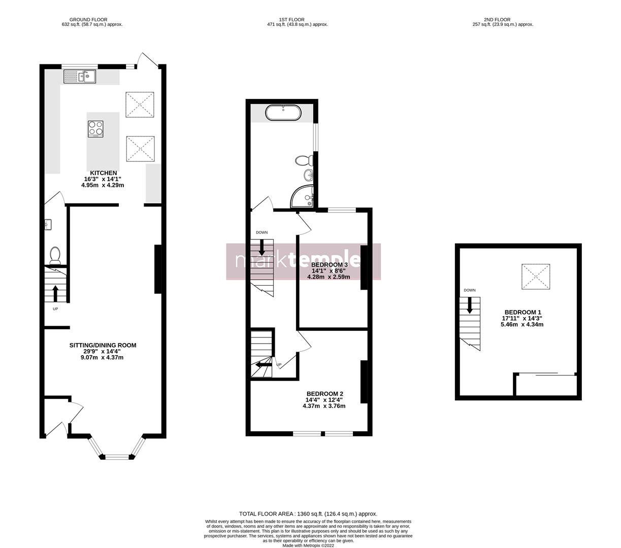 Strode Road, Clevedon BS21, 3 bedroom terraced house for sale