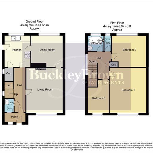 116, Park Hall Road, Mansfield floorplan