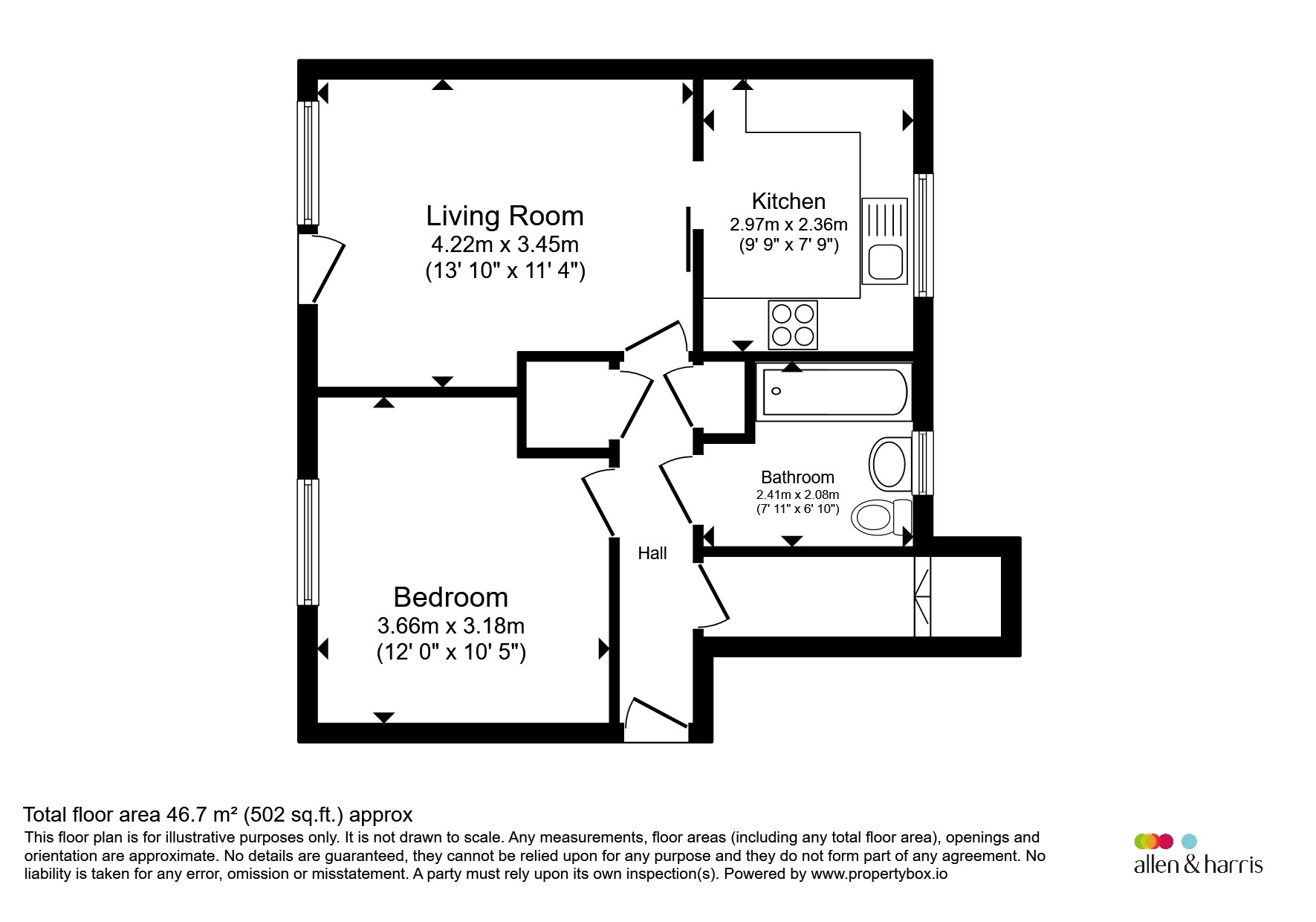 Flat 120, Westcroft, Chippenham floorplan