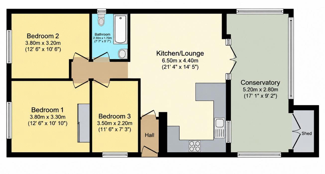 Common Road, Chatham floorplan
