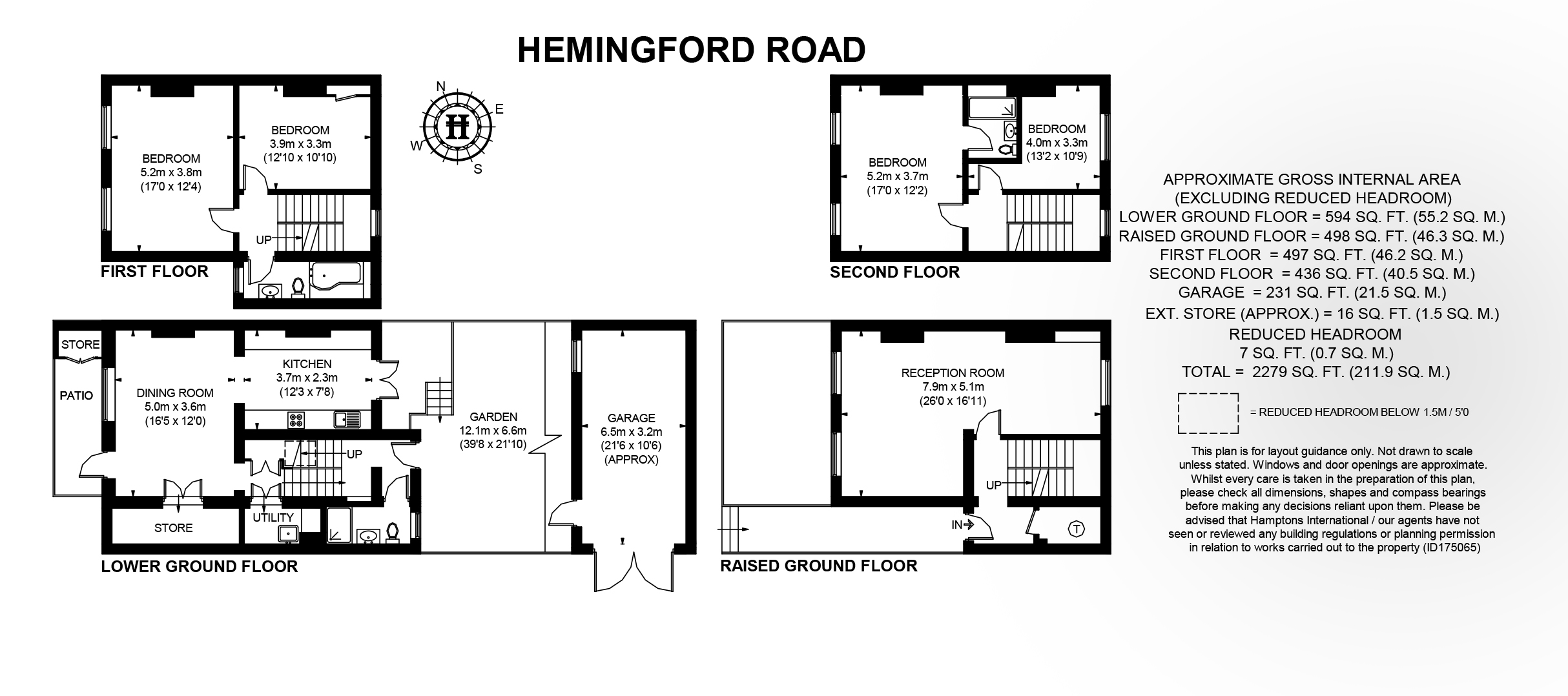 104, Hemingford Road, London floorplan