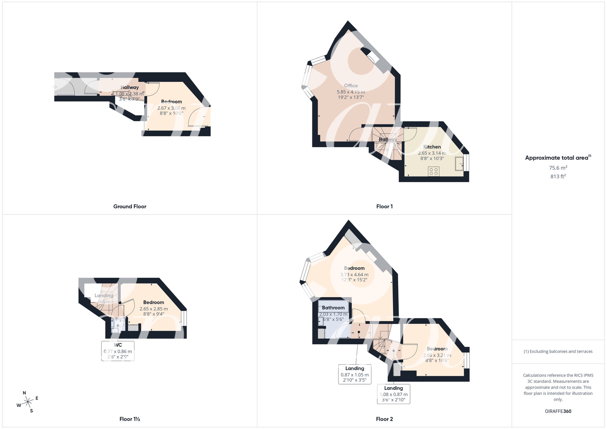 1 Powis Road, Brighton floorplan
