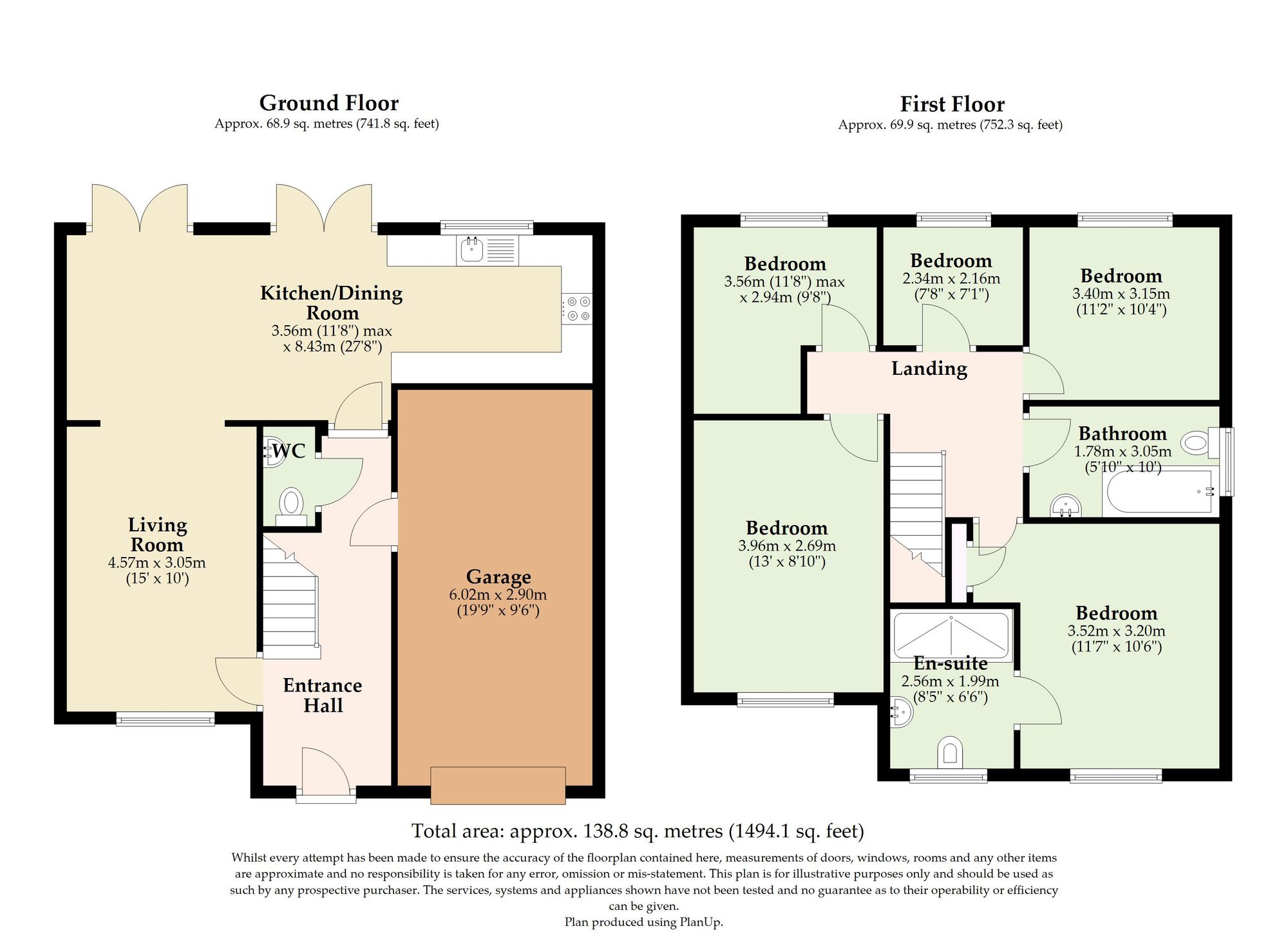 24 Howard's Way, Great Yarmouth floorplan