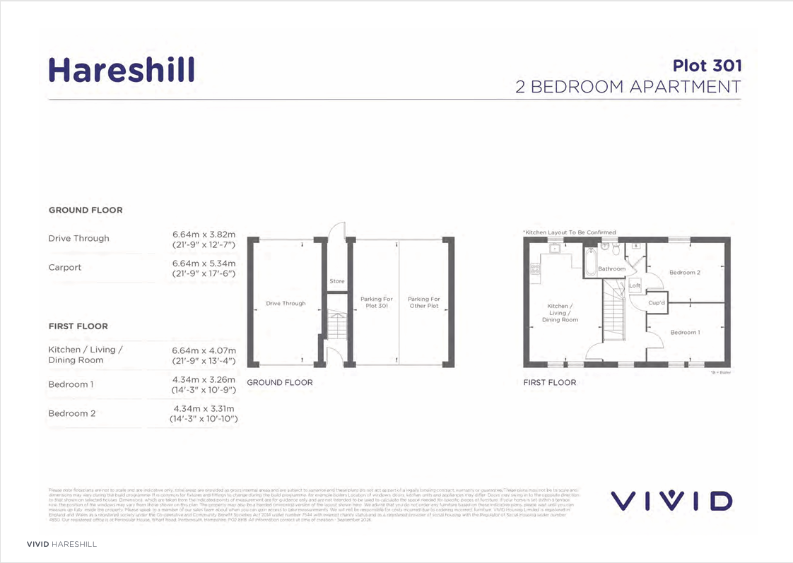 Plot 301 Grove Farm Hareshill, 89, Featherfall Road, Fleet floorplan