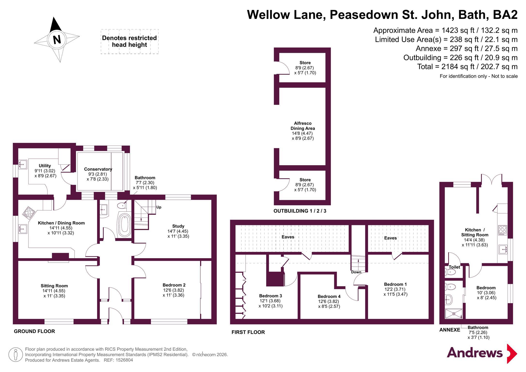 45, Wellow Lane, Bath floorplan