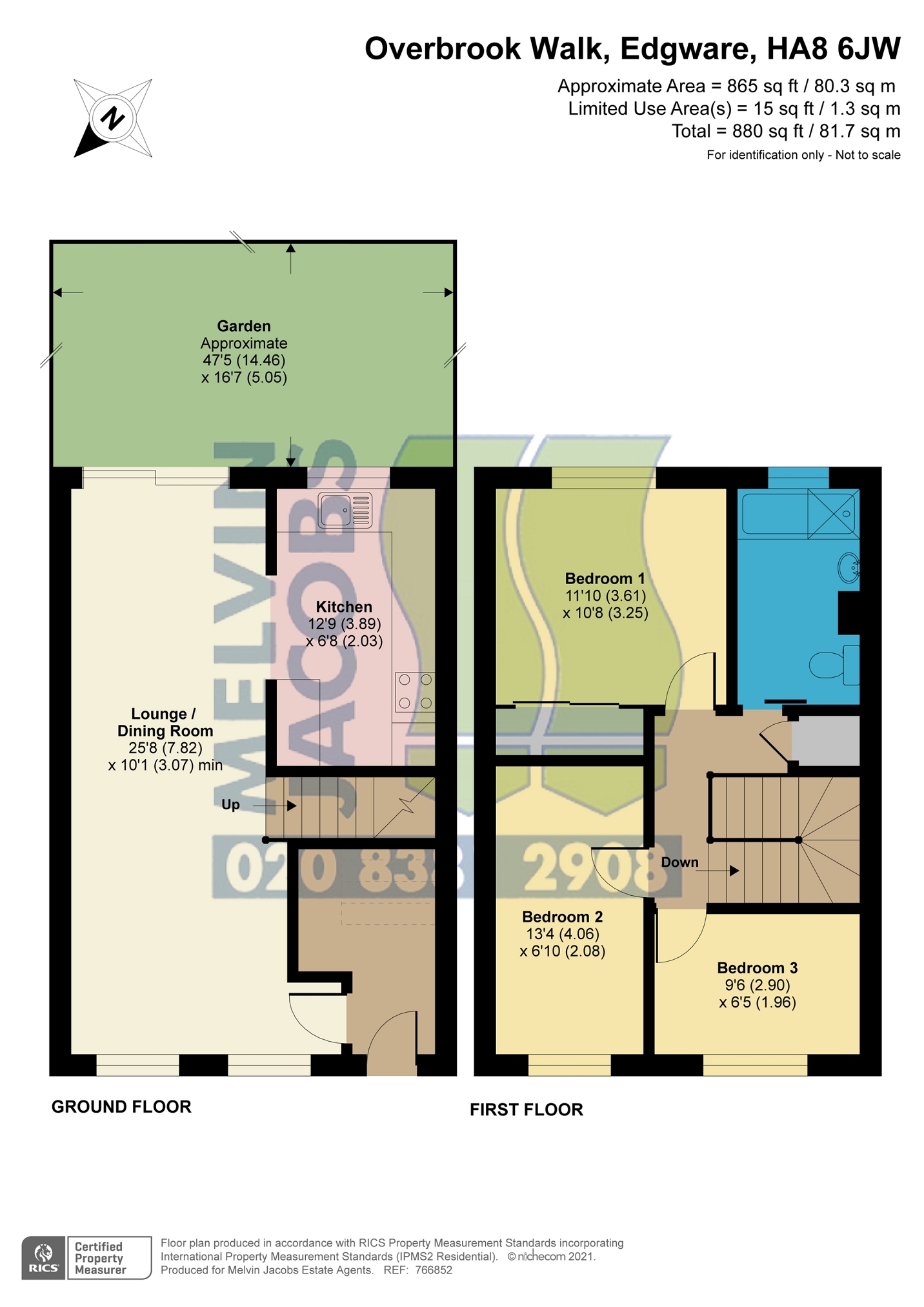 31, Overbrook Walk, Edgware floorplan