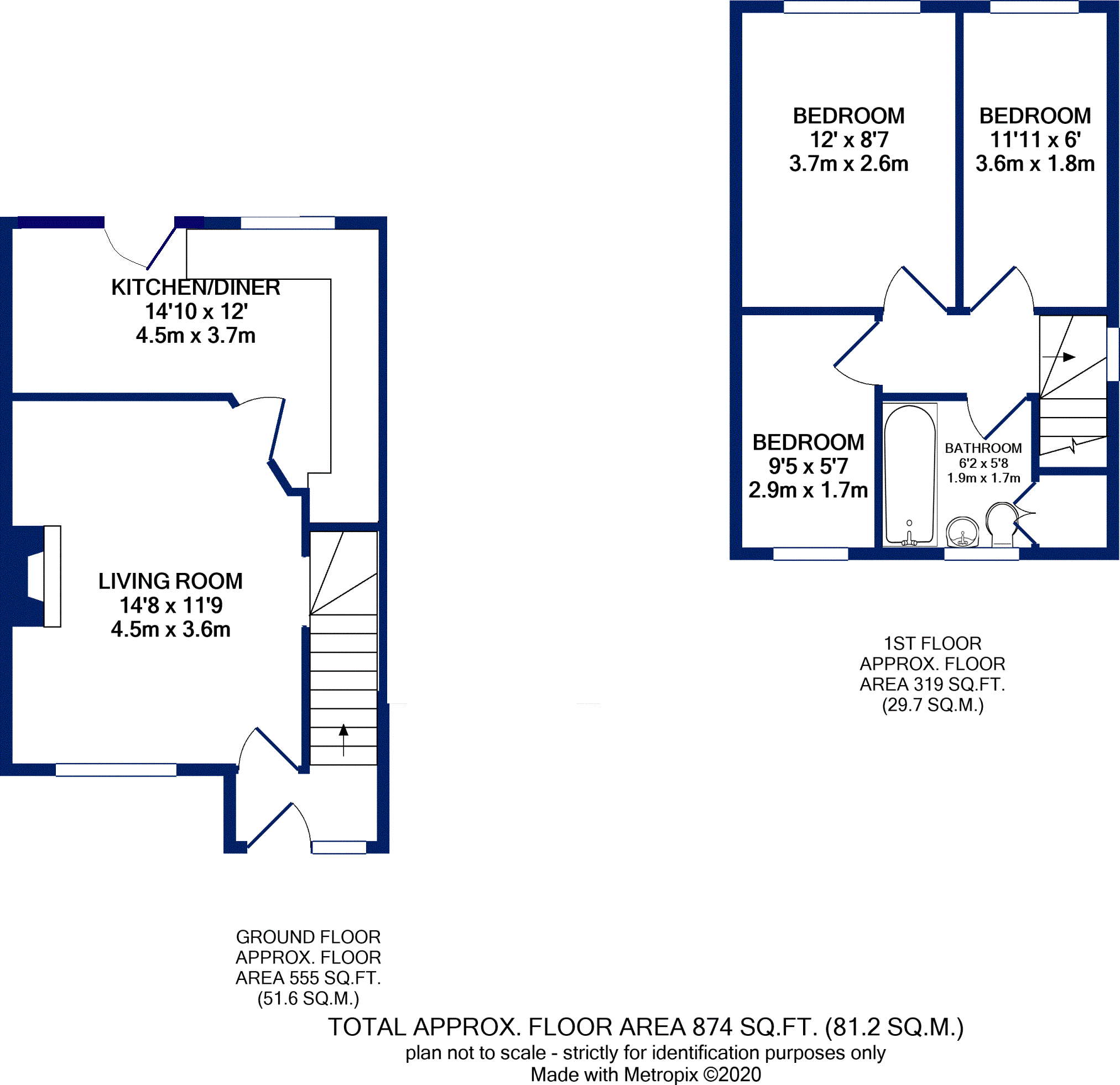 Way, Tingley, Wakefield, West Yorkshire WF3, 3 bedroom semi