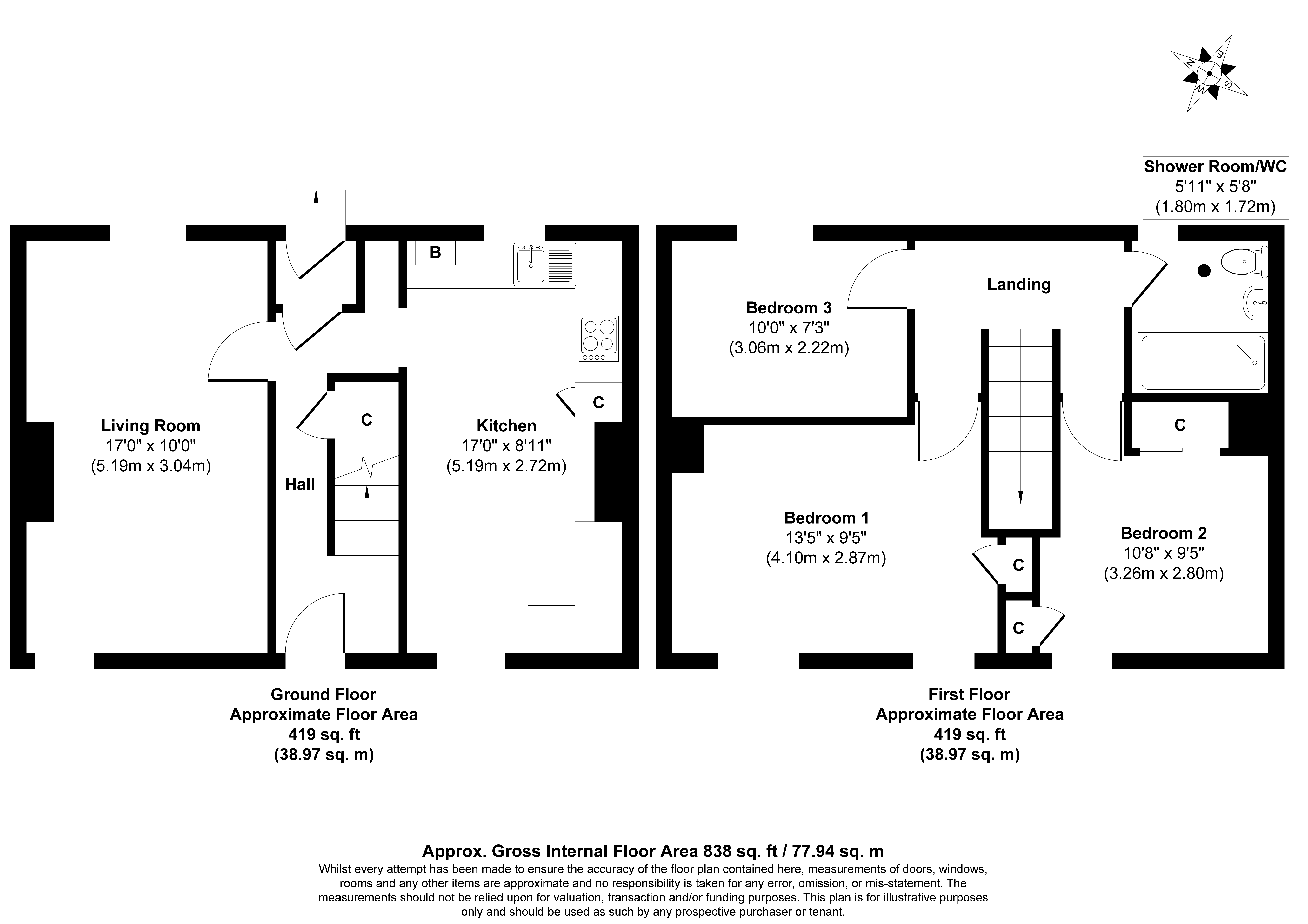 9, Tomouth Crescent, Appledore floorplan