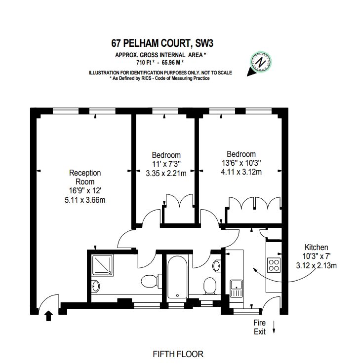 2 Bedrooms Flat to rent in Pelham Court, Fulham Road, Chelsea, London SW3
