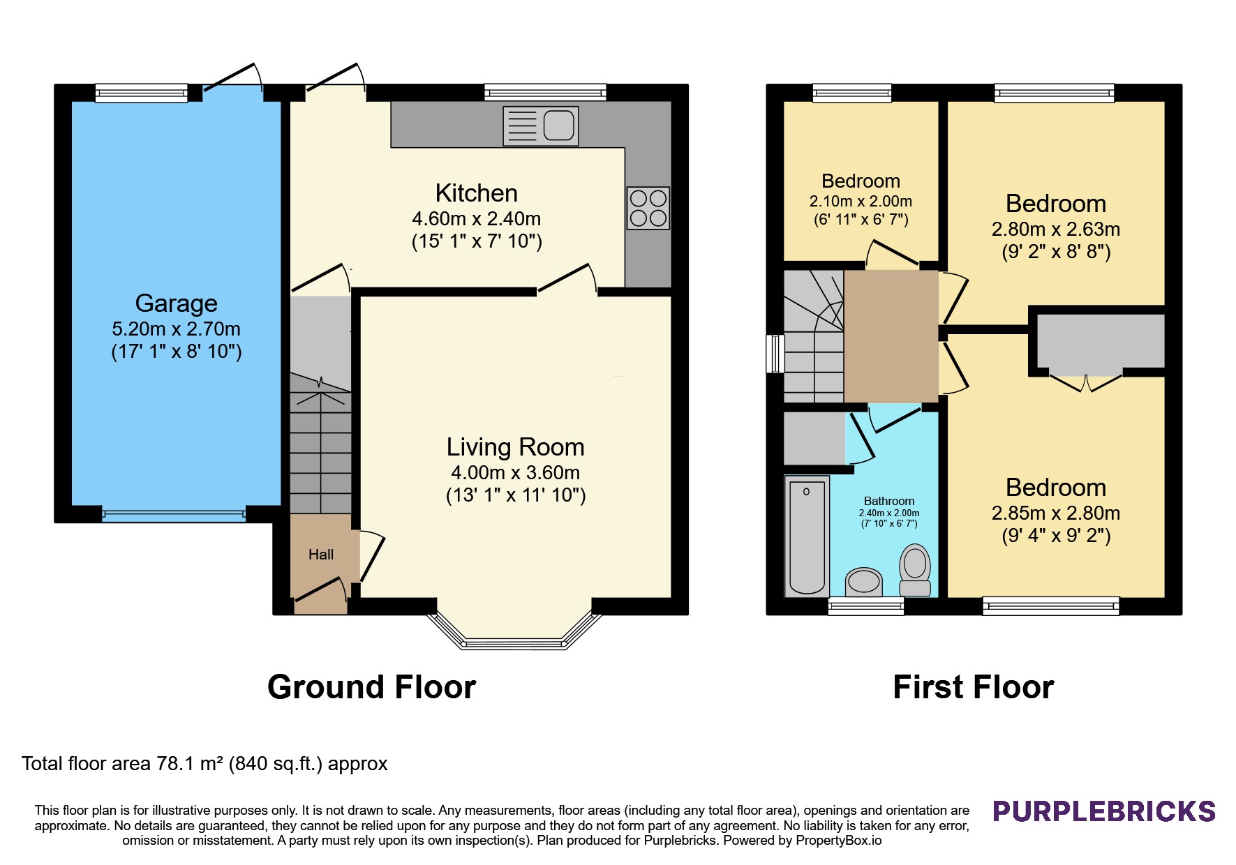 66, The Elms, Nottingham floorplan