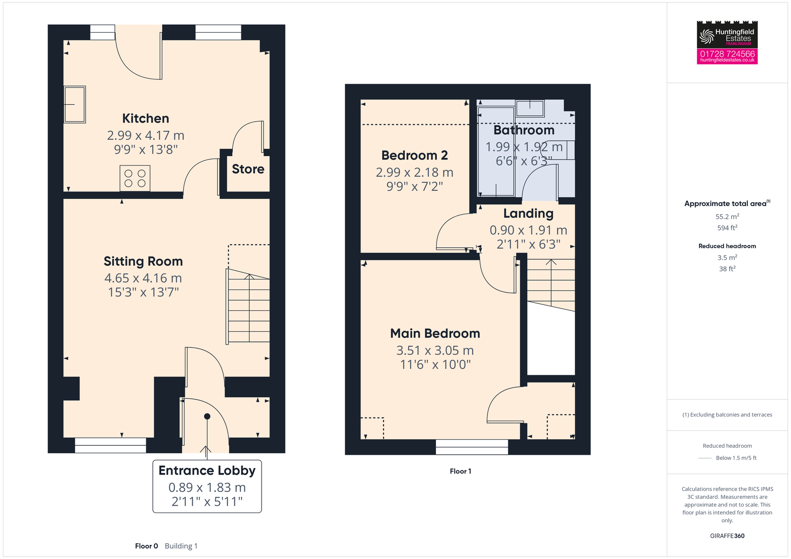 14, Chapel Close, Eye floorplan