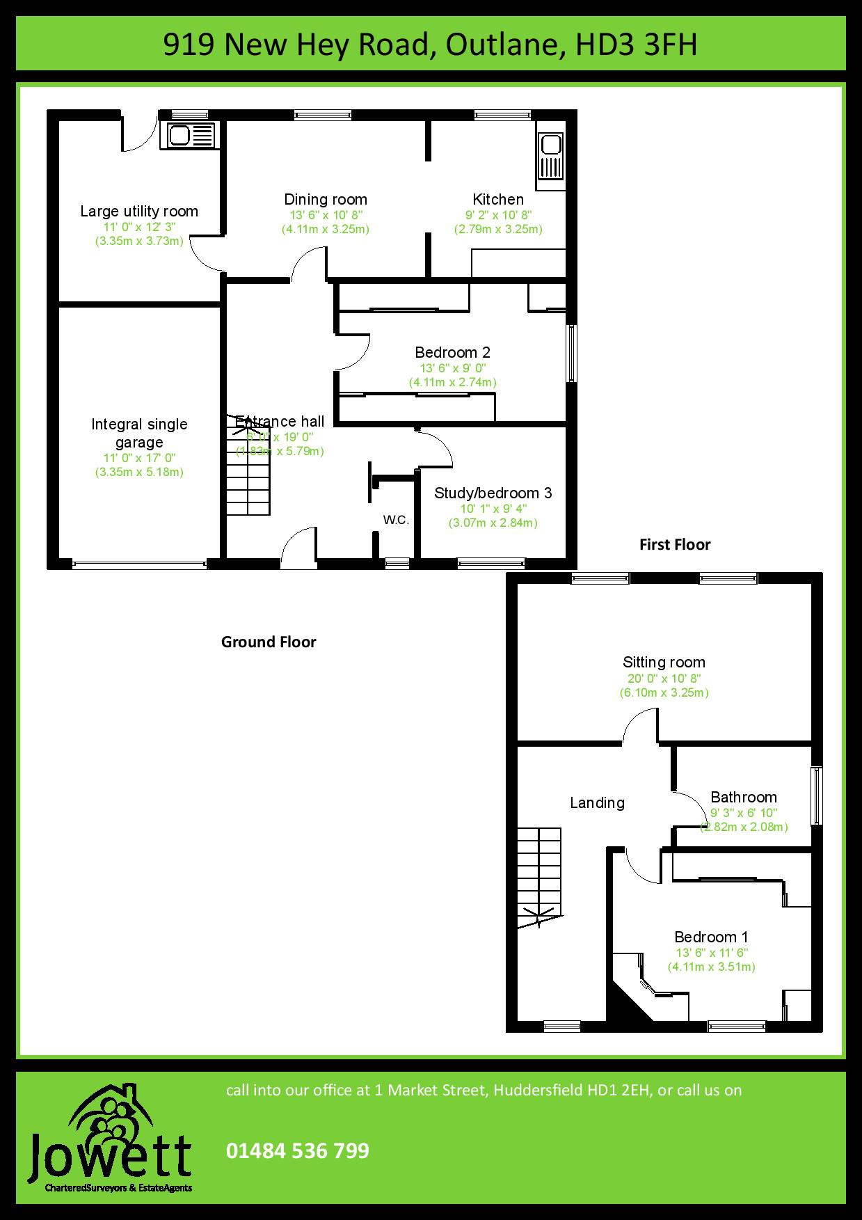 3 Bedrooms Detached house for sale in New Hey Road, Outlane, West Yorkshire HD3