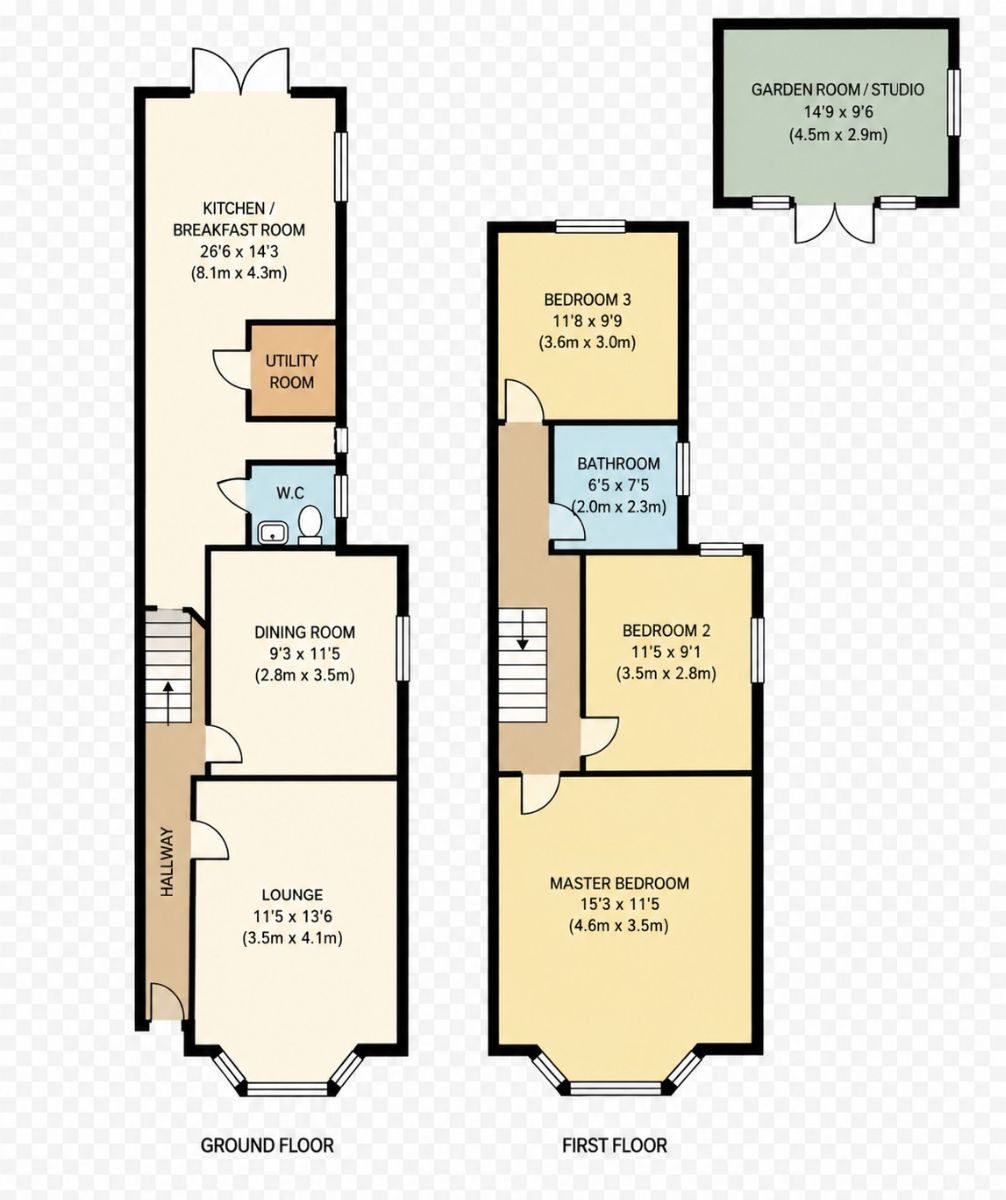 307 Ongar Road, Brentwood floorplan