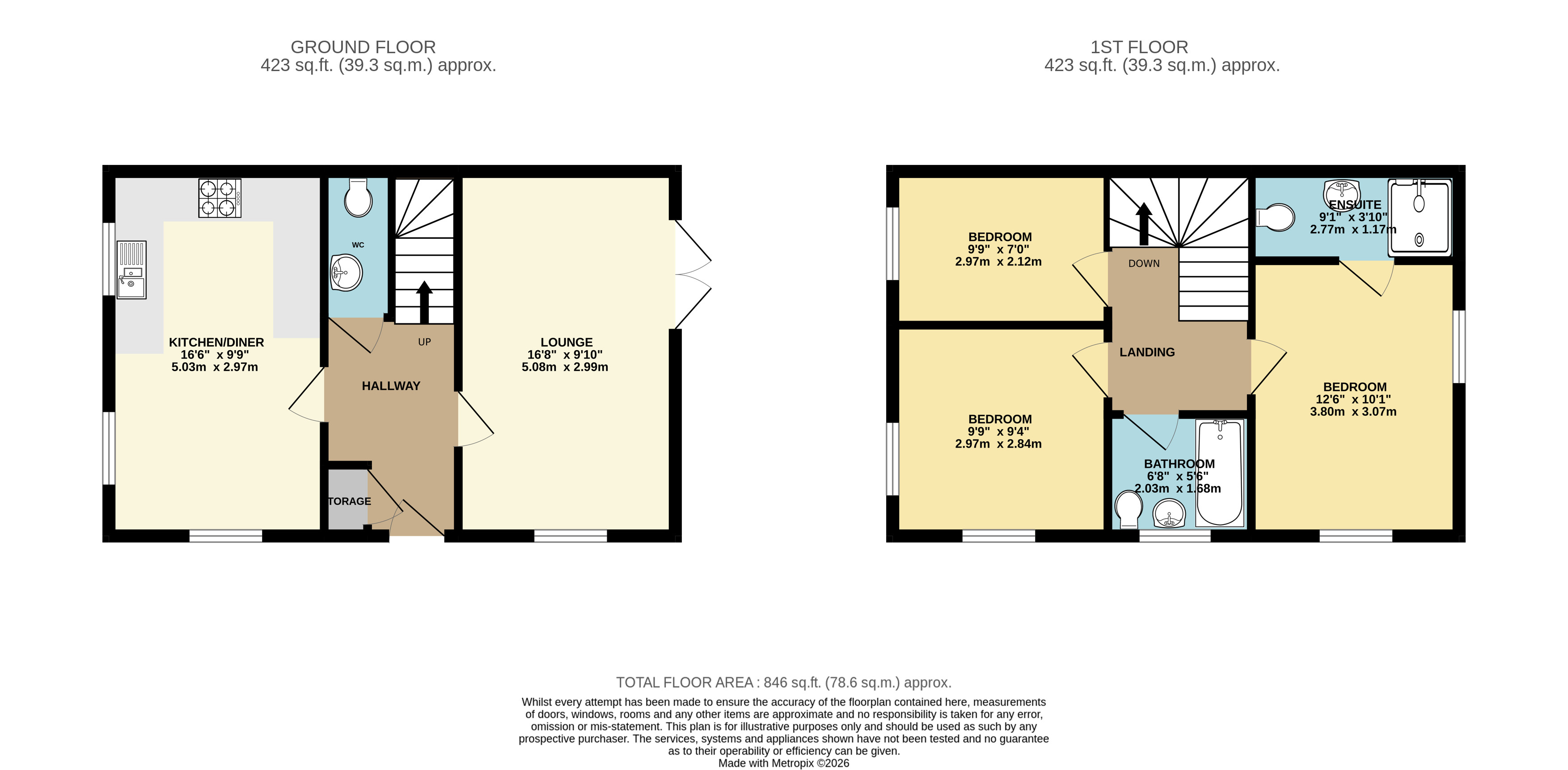 53, Kirk Road, Branston floorplan