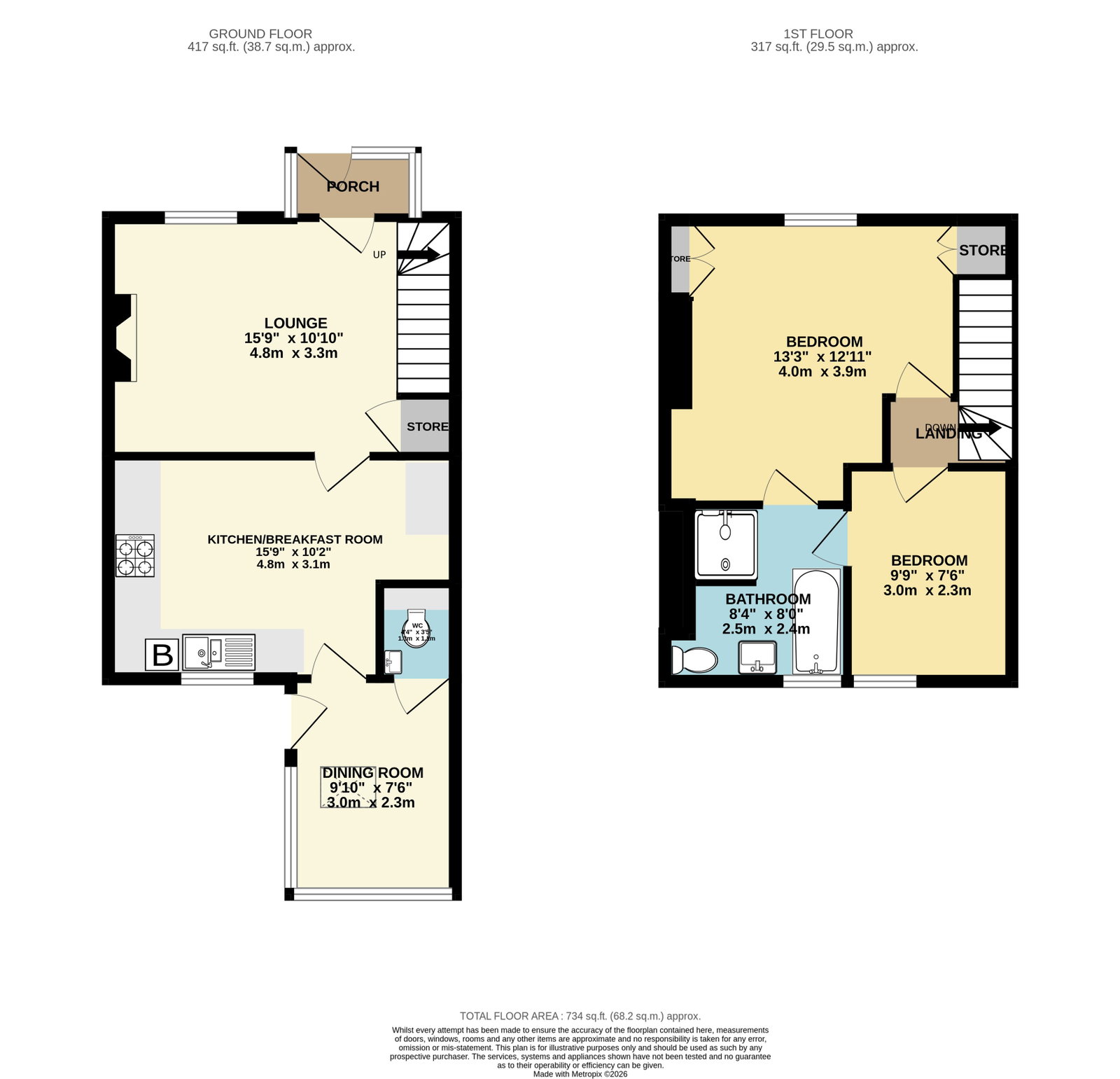 27, Cross Road, Walmer floorplan
