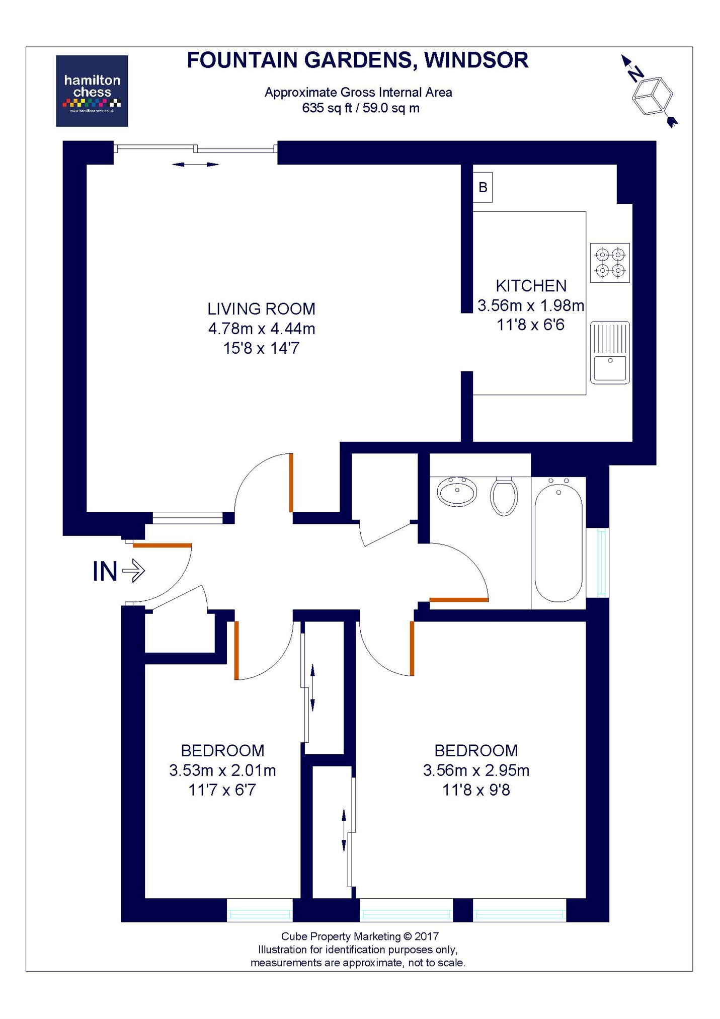 2 Bedrooms Flat to rent in Fountain Gardens, Windsor SL4