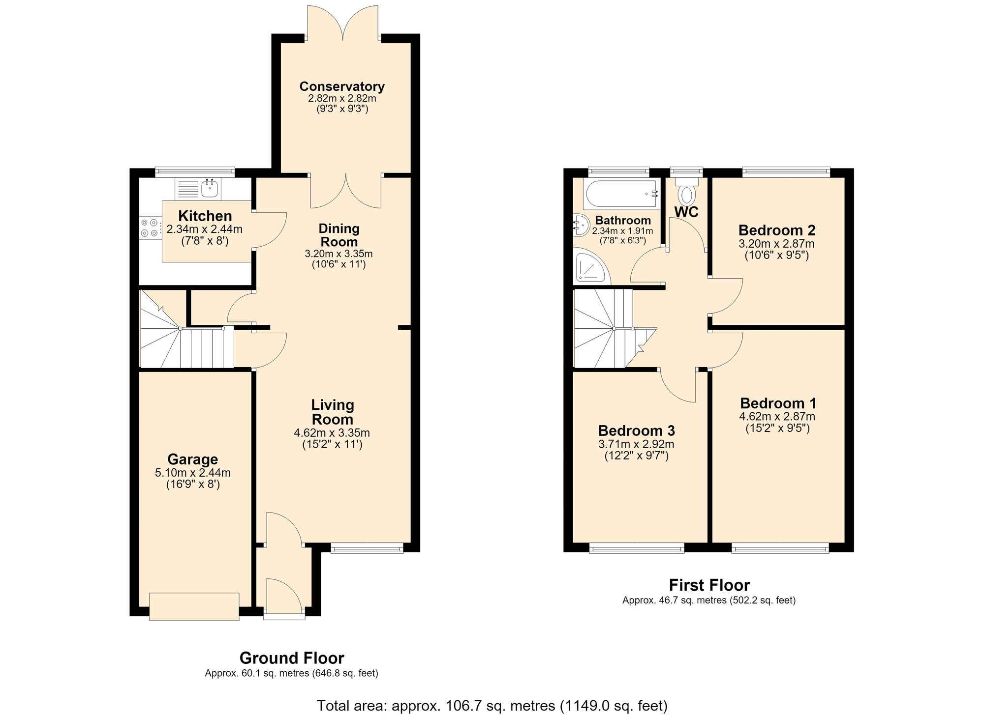 43 Peel Mount, Blackburn floorplan