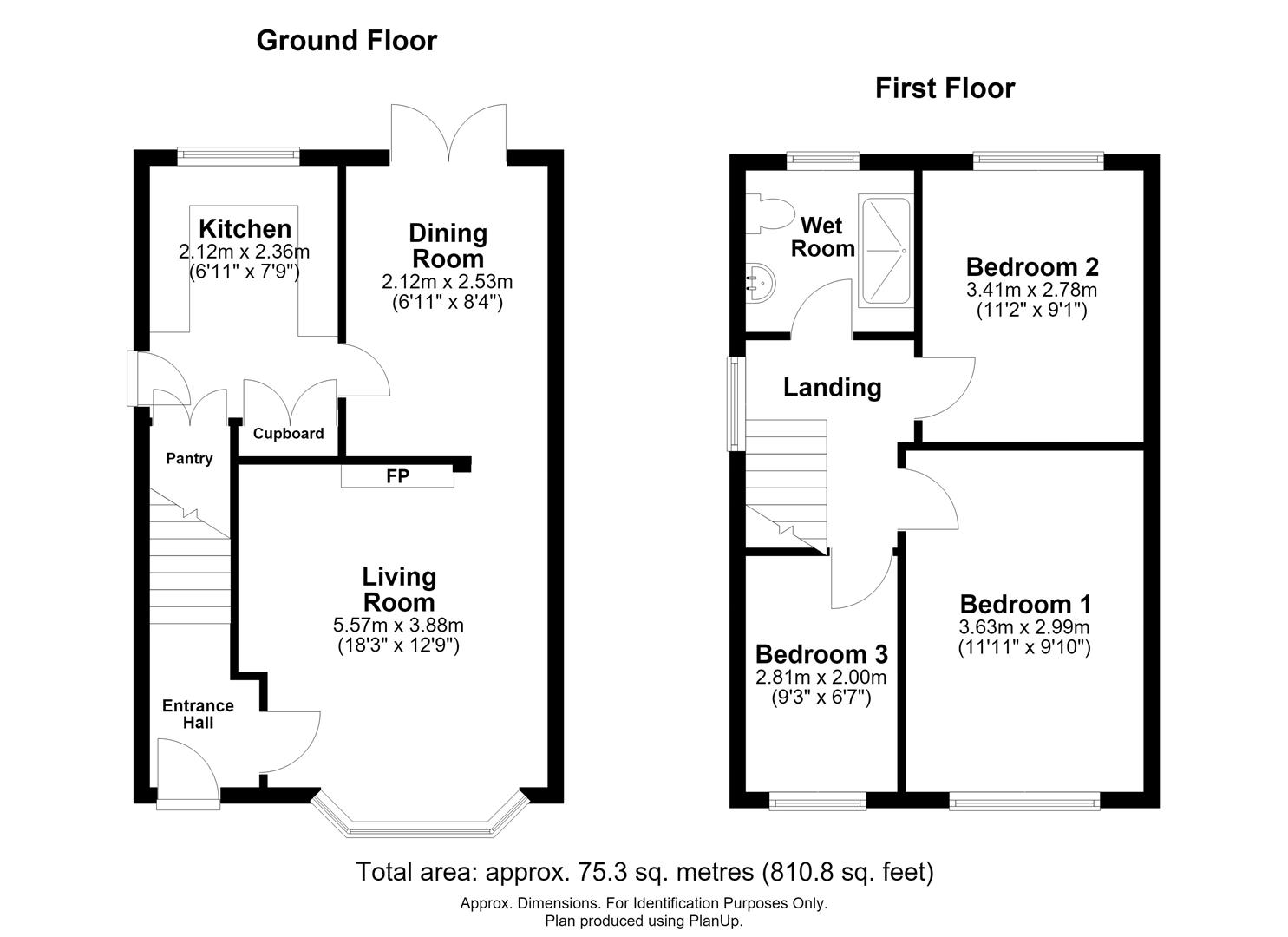 12, Pine Street, Chesterfield floorplan