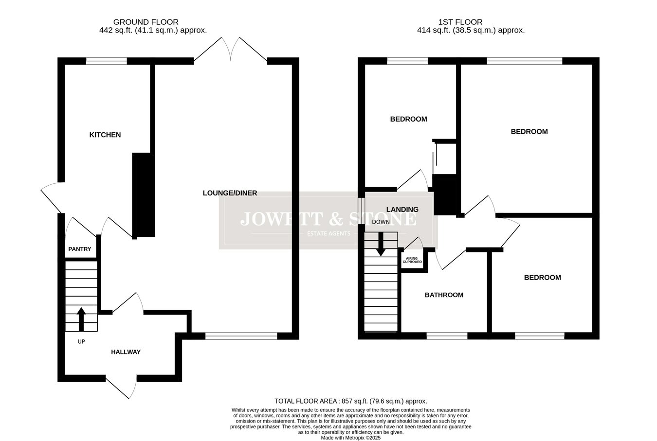 91, Attfield Drive, Leicester floorplan