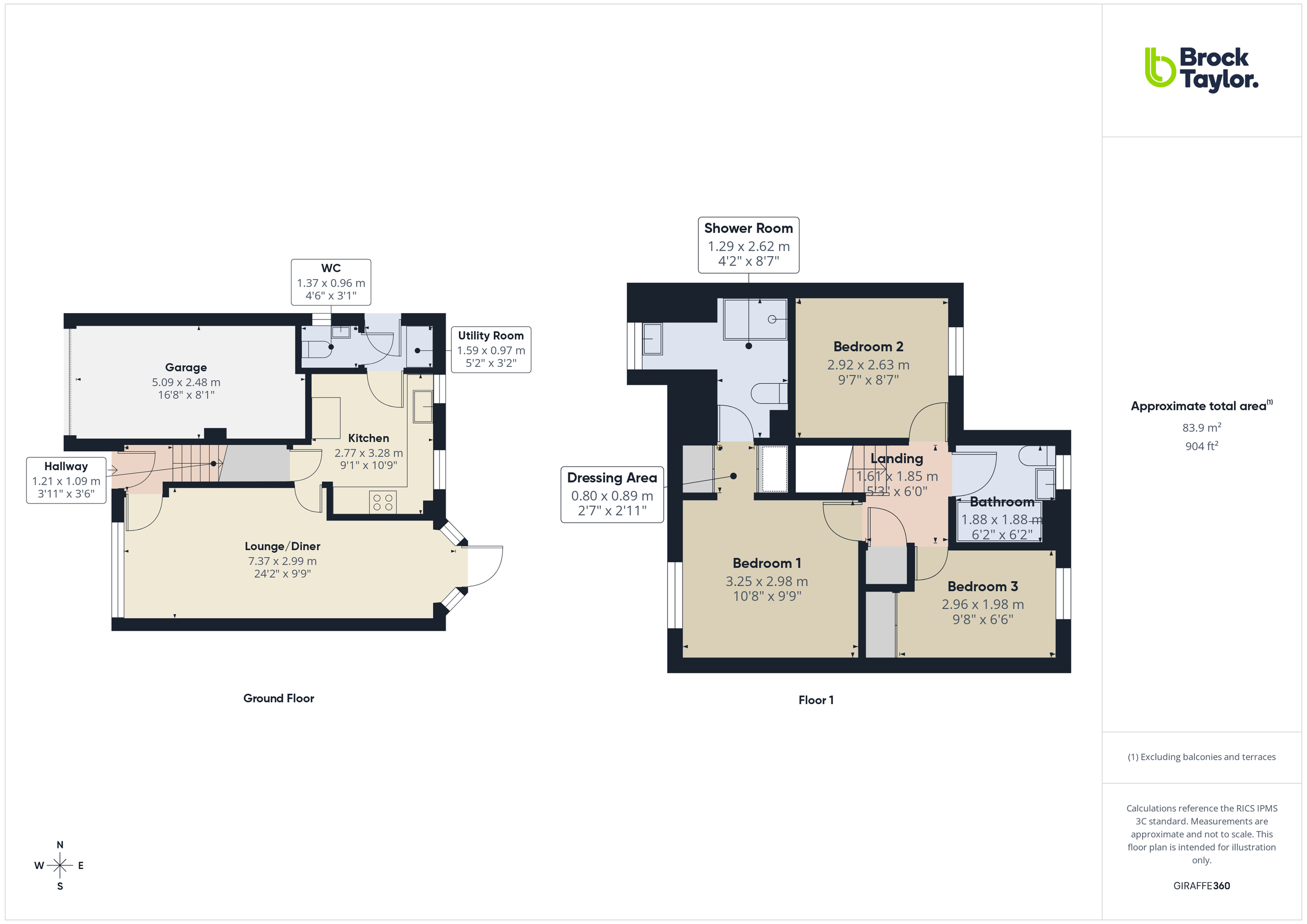 17 Elgar Way, Horsham floorplan