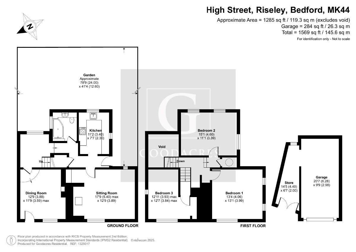160 High Street, Bedford floorplan