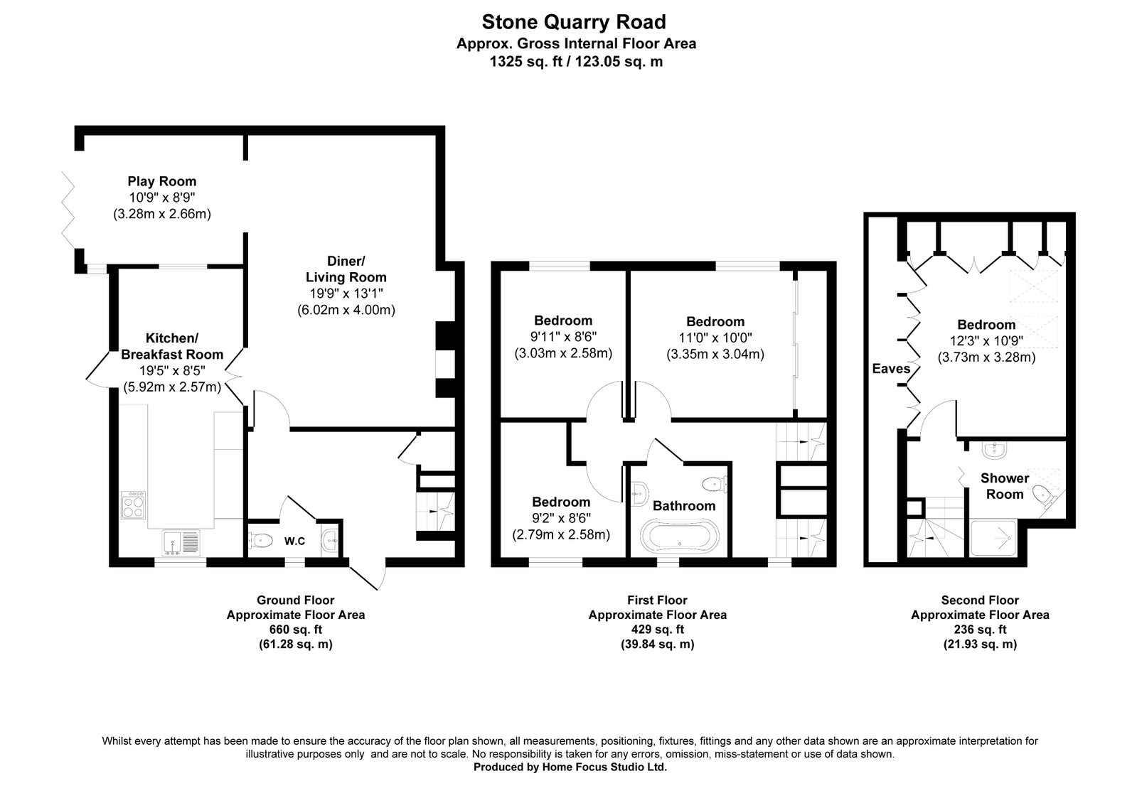 1 Bakery Cottages, Stone Quarry Road, Haywards Heath floorplan
