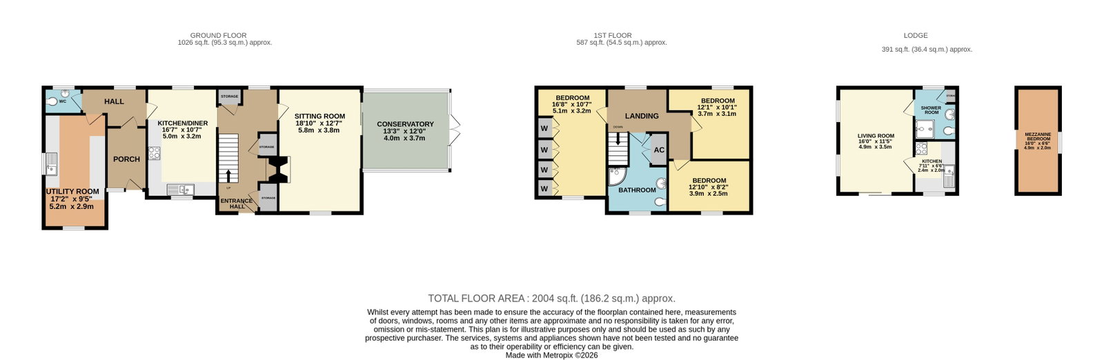 Magnolia Cottage, Tewkesbury floorplan
