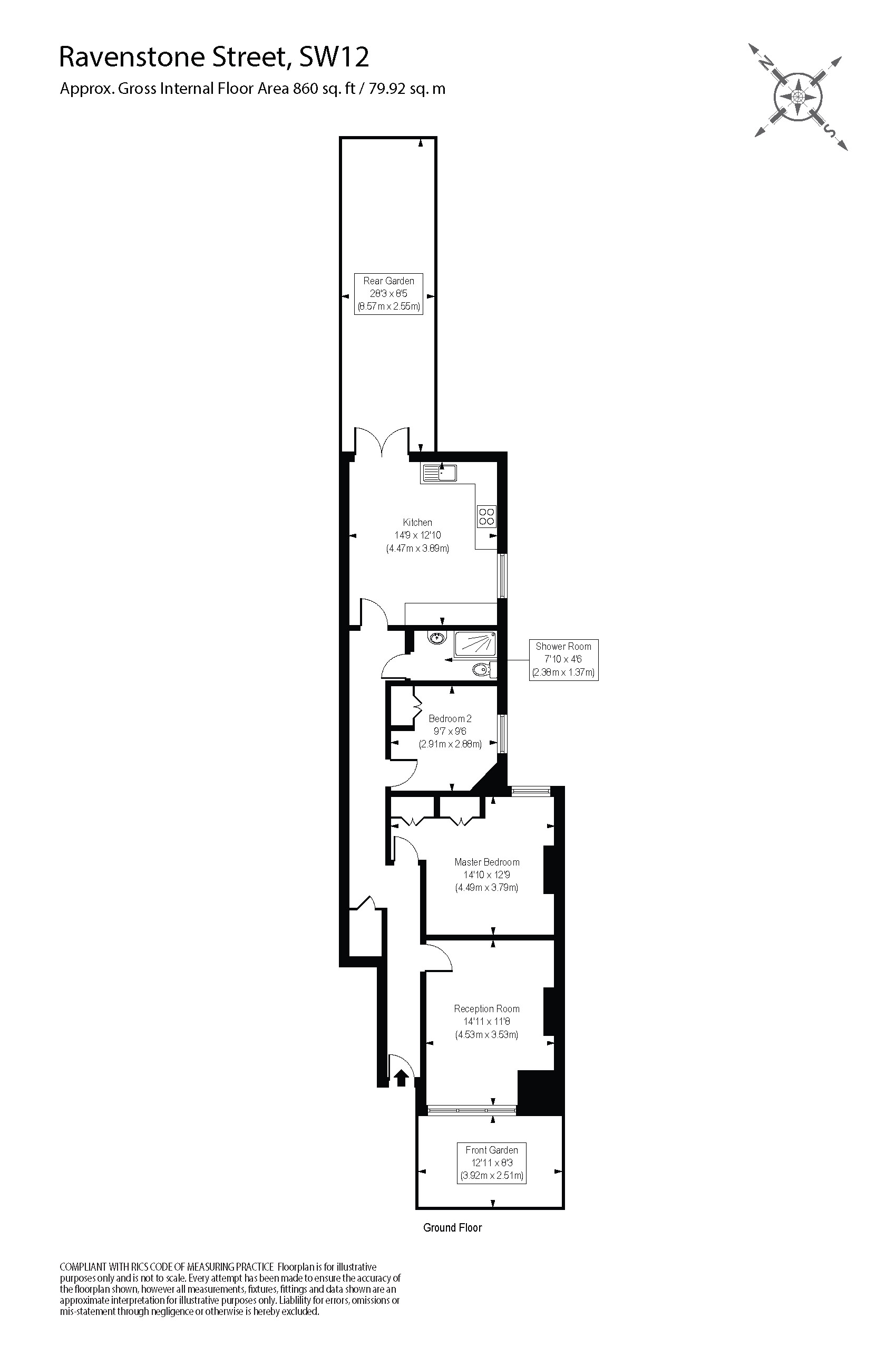 17A,, Ravenstone Street, London floorplan