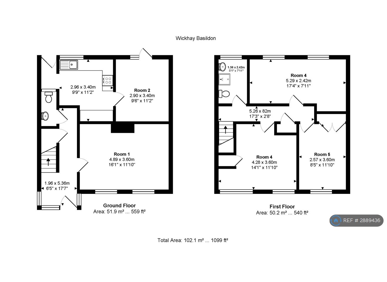 Wickhay, Basildon floorplan
