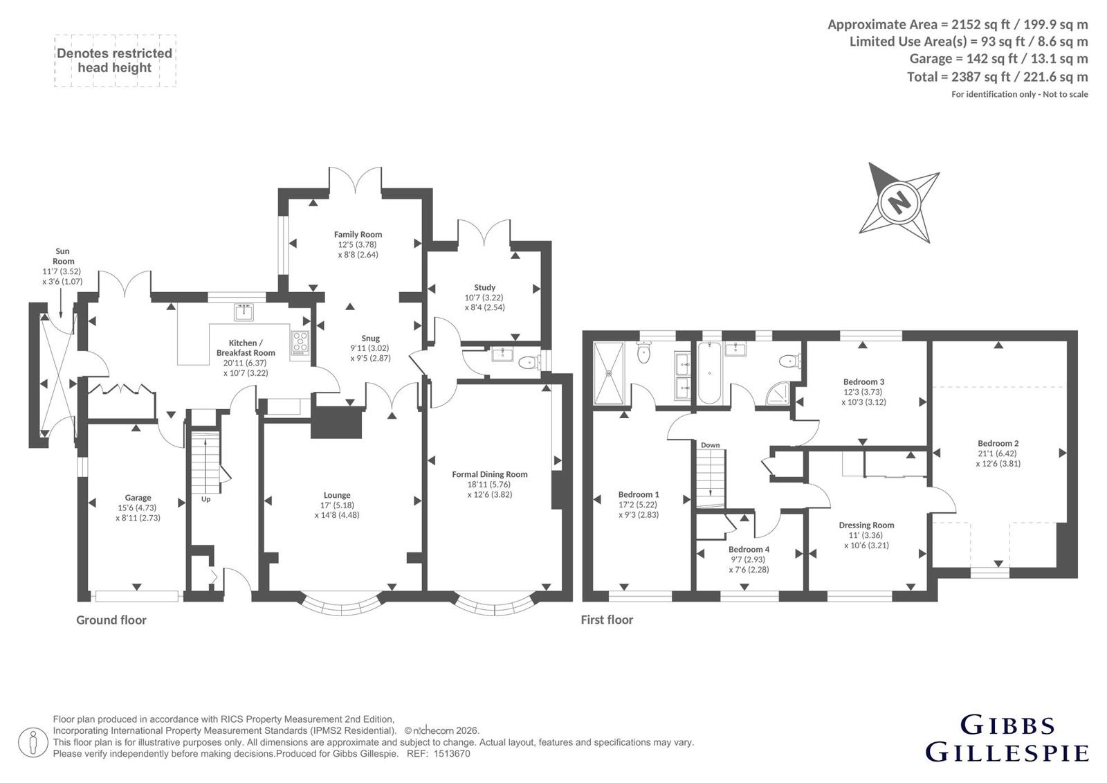 18, Grayburn Close, Buckinghamshire floorplan