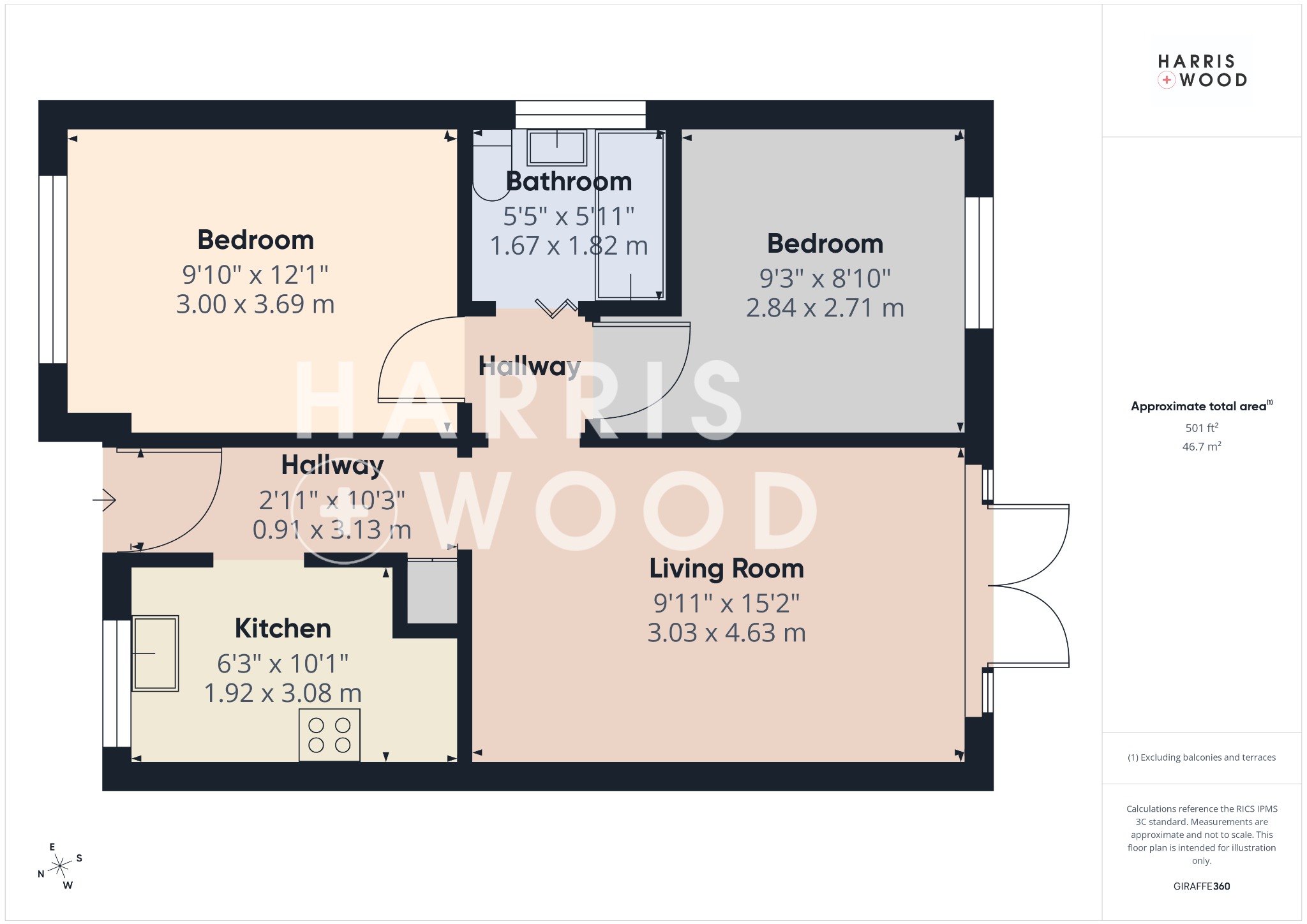 3 Lea Close, Braintree, Essex floorplan