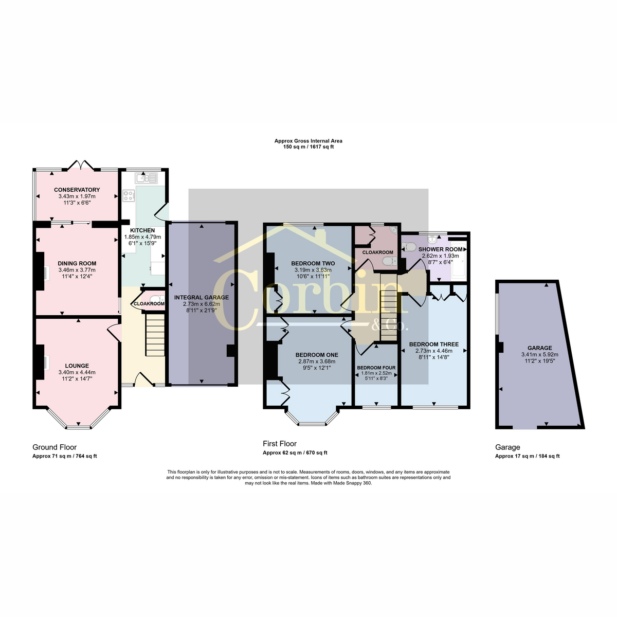Mossley Avenue, Poole floorplan