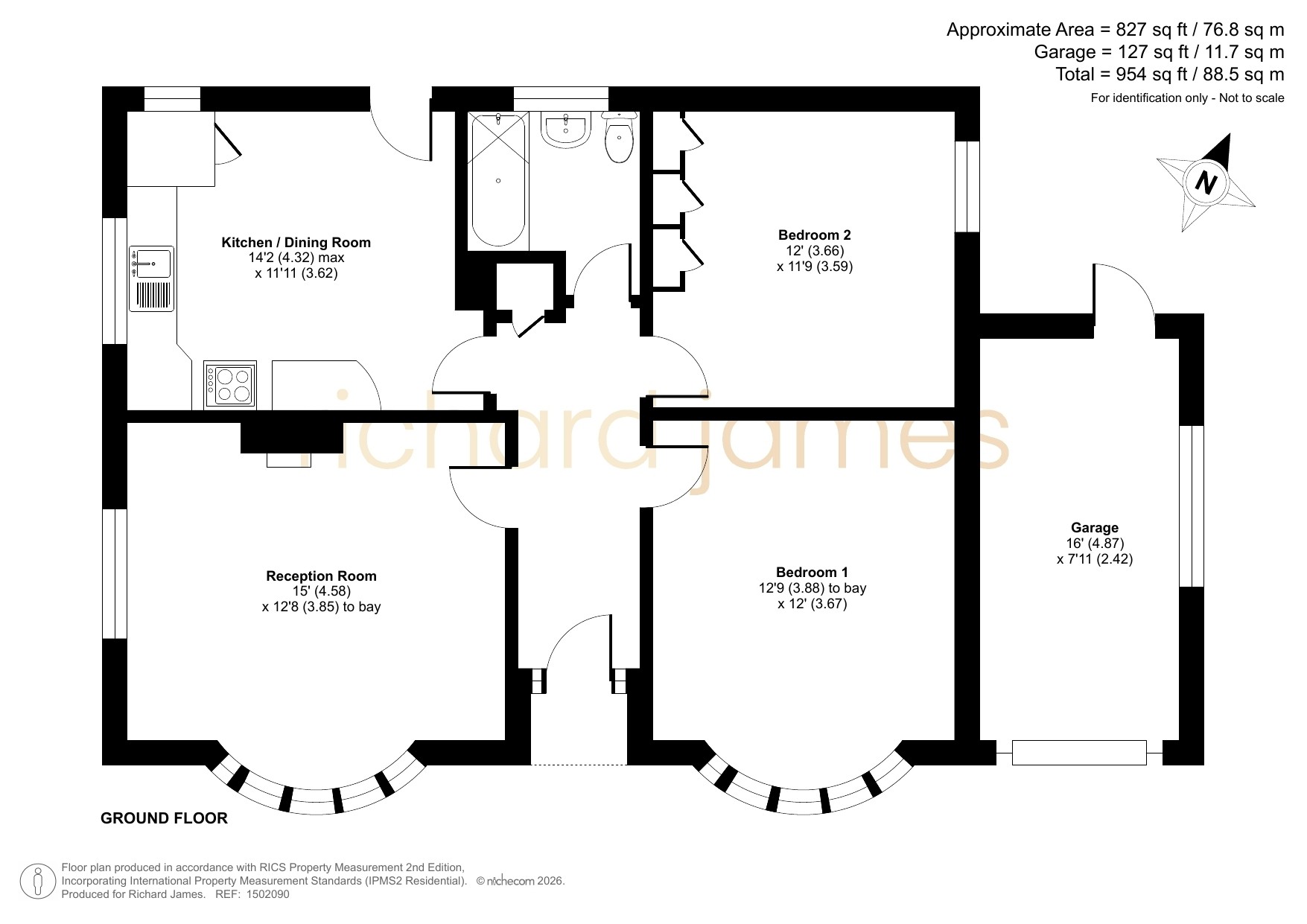56, Longleaze, Royal Wootton Bassett floorplan
